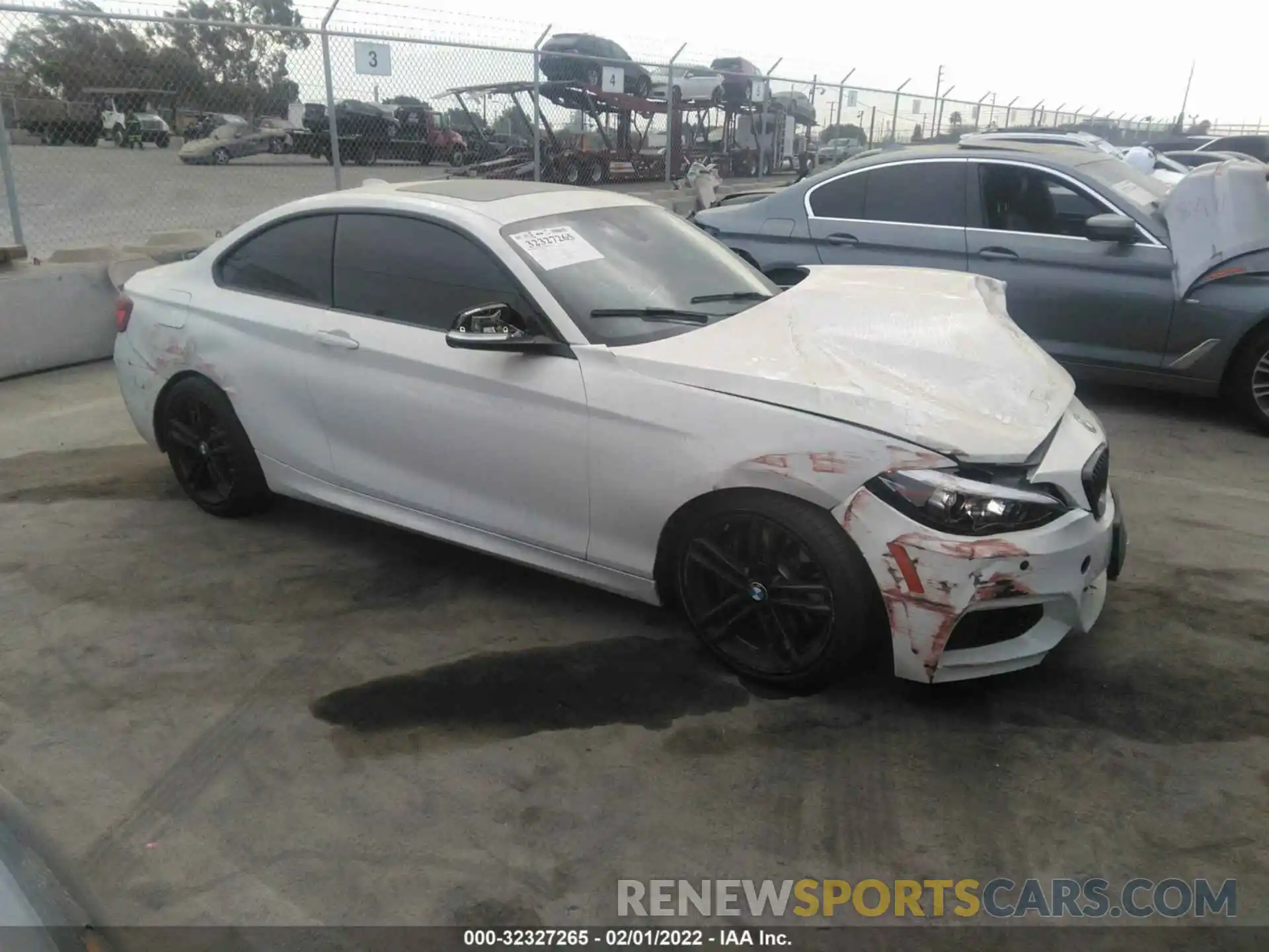 1 Photograph of a damaged car WBA2J5C00M7G85967 BMW 2 SERIES 2021