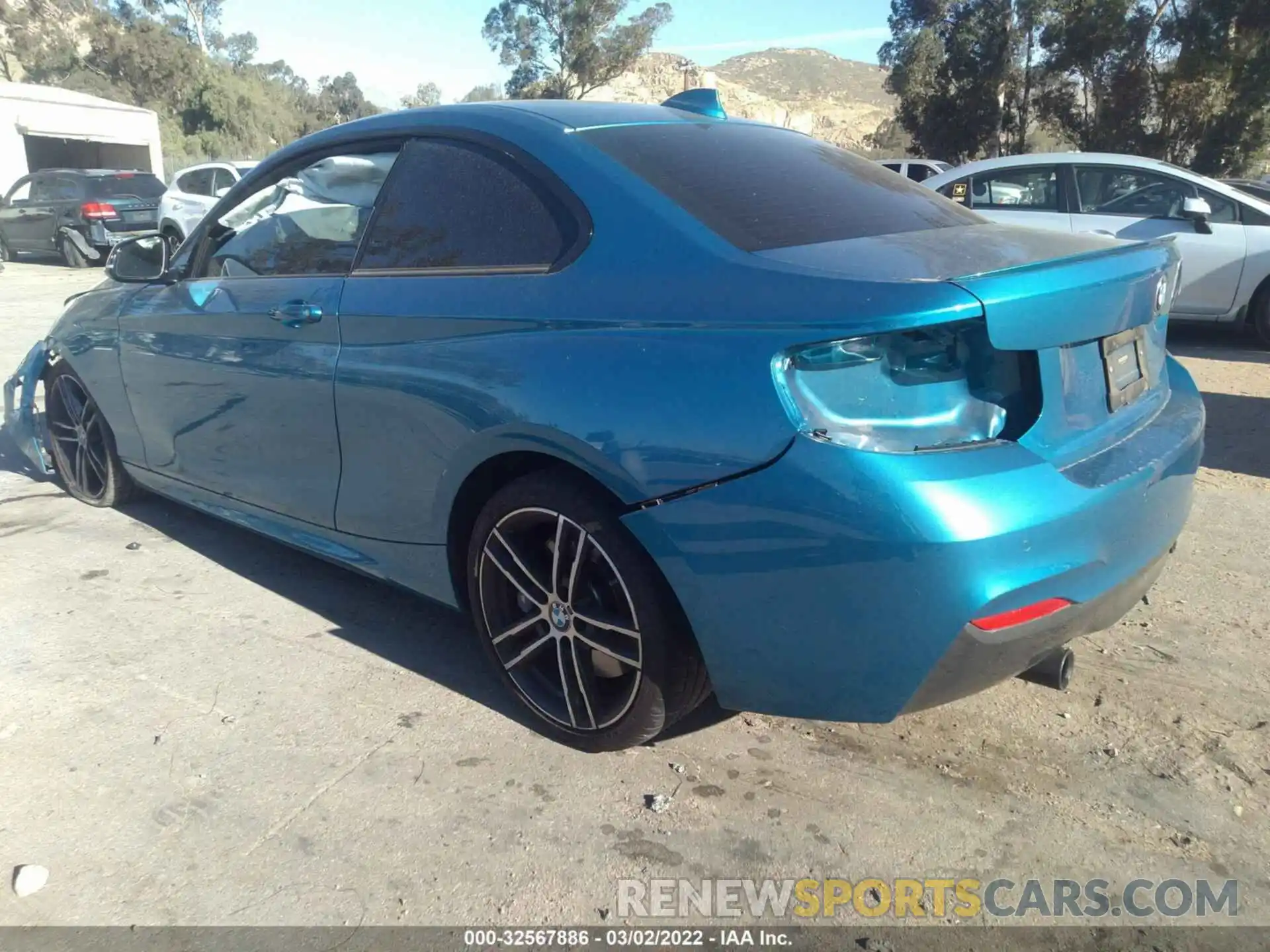 3 Photograph of a damaged car WBA2J5C02M7G69267 BMW 2 SERIES 2021