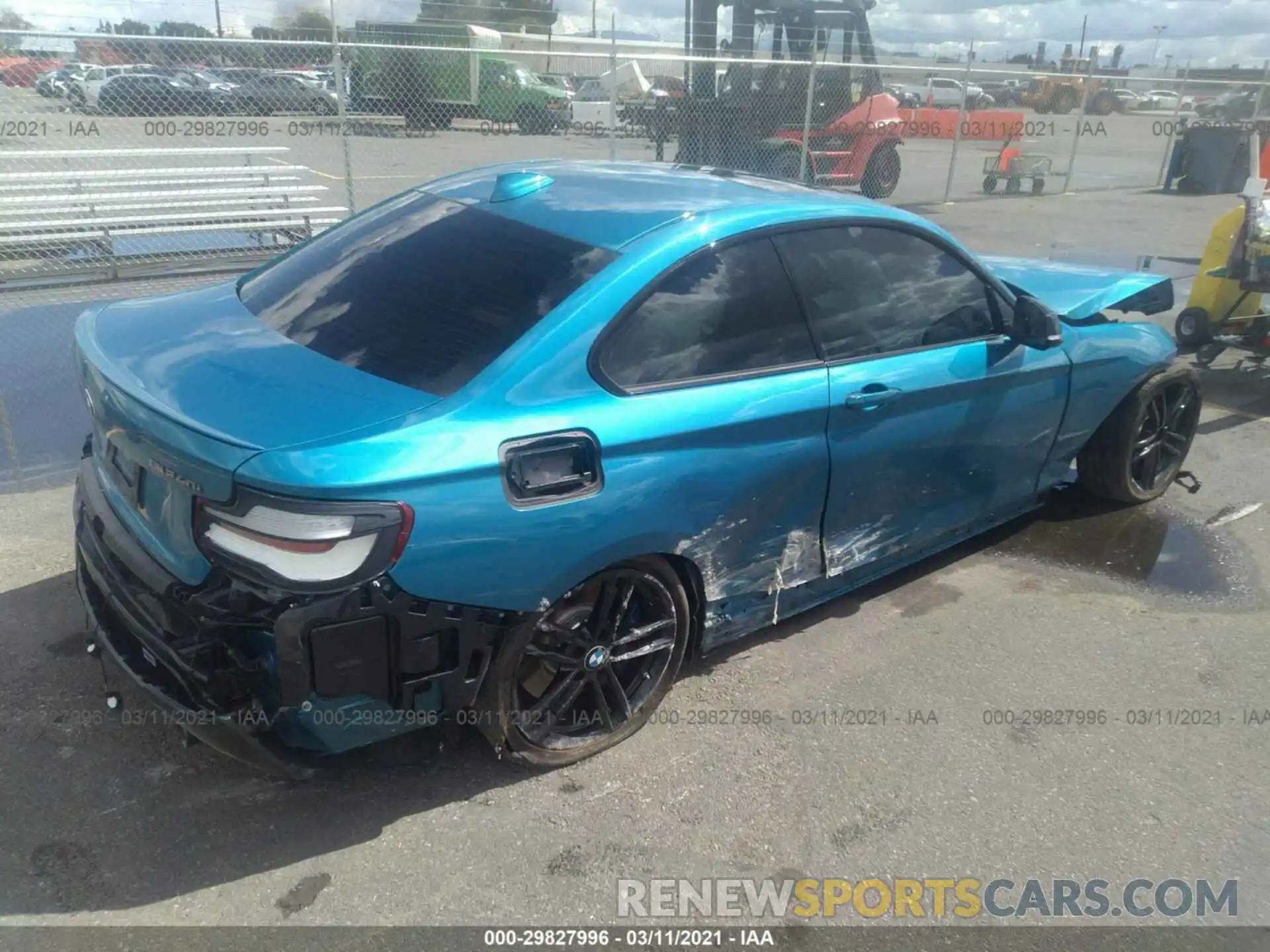 4 Photograph of a damaged car WBA2J5C02M7H01196 BMW 2 SERIES 2021