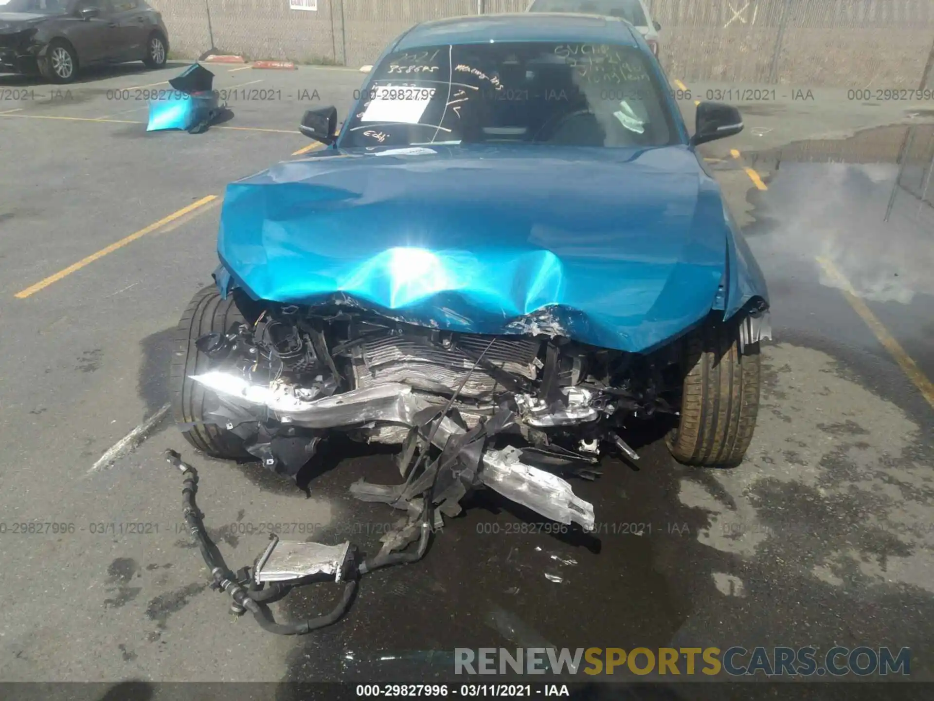6 Photograph of a damaged car WBA2J5C02M7H01196 BMW 2 SERIES 2021