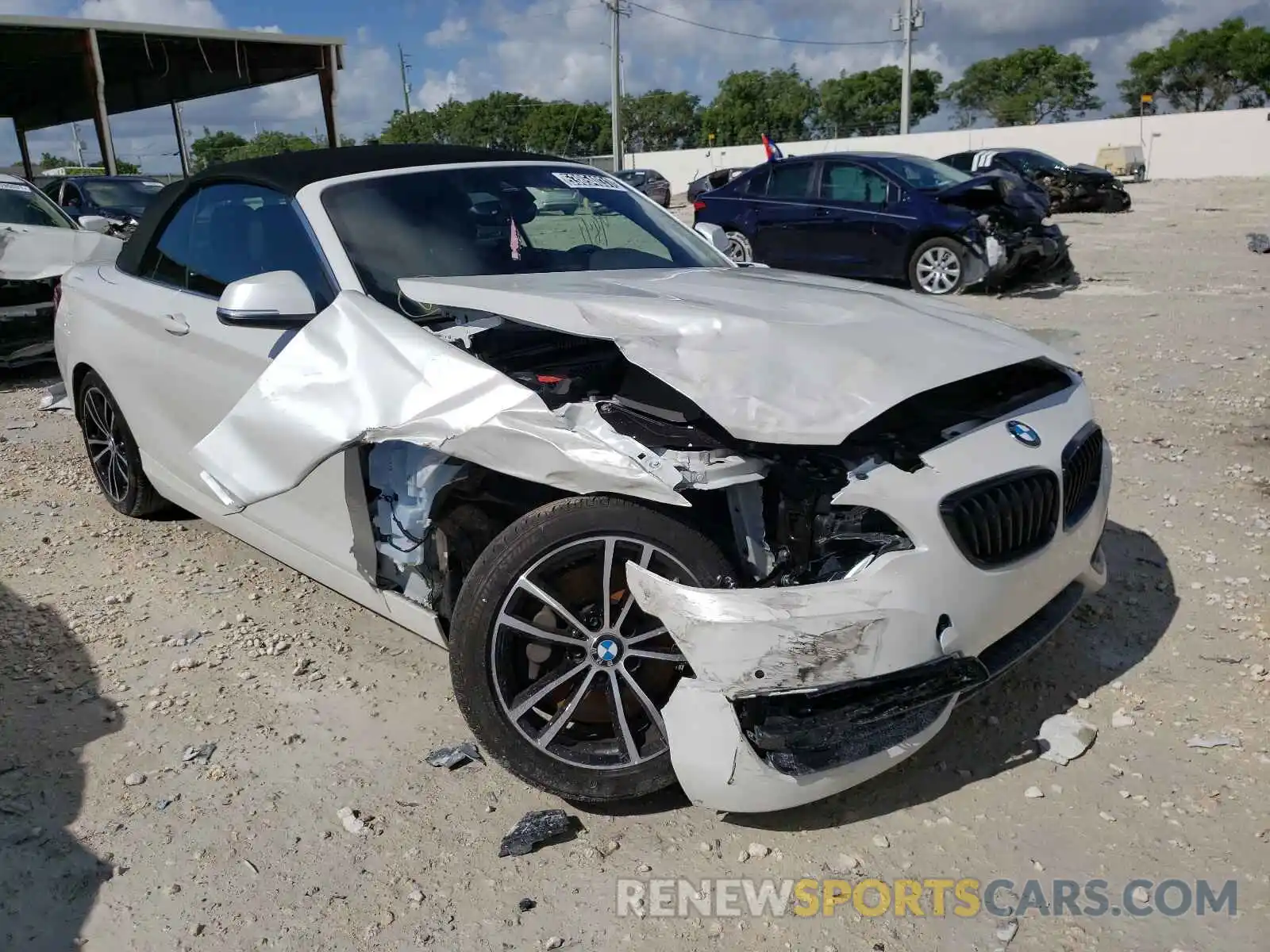 1 Photograph of a damaged car WBA2M7C01M7J29148 BMW 2 SERIES 2021