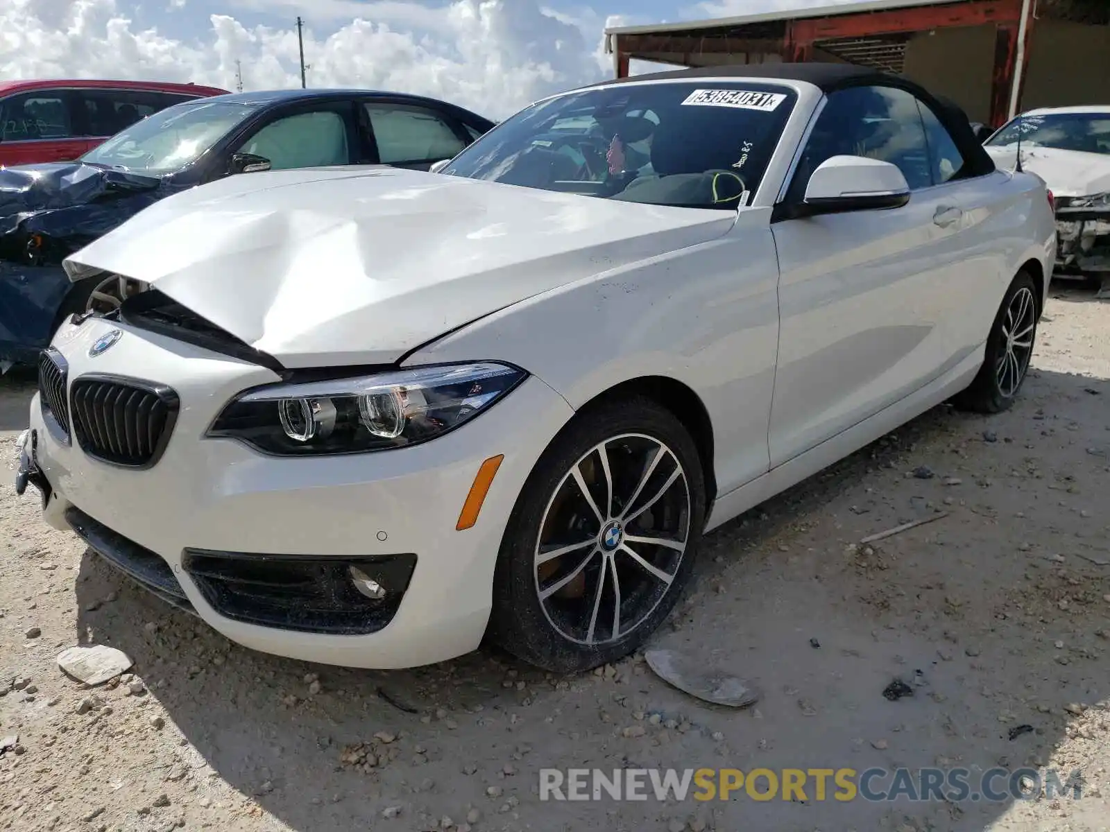 2 Photograph of a damaged car WBA2M7C01M7J29148 BMW 2 SERIES 2021