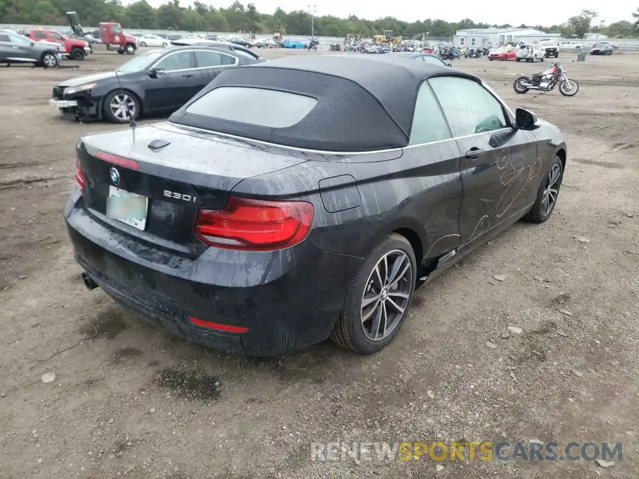 4 Фотография поврежденного автомобиля WBA2M7C03M7J26803 BMW 2 SERIES 2021