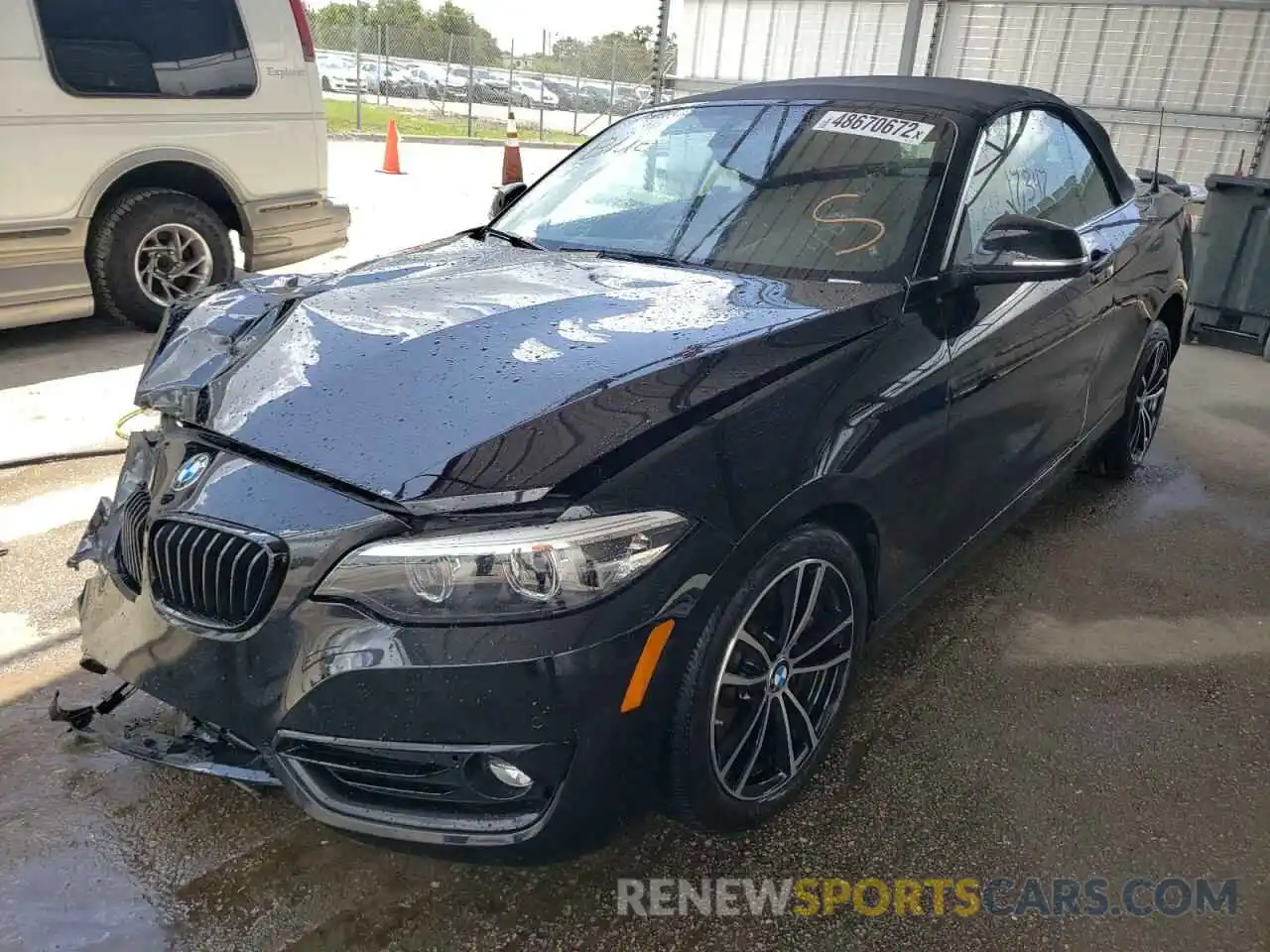 2 Photograph of a damaged car WBA2M7C04M7J10450 BMW 2 SERIES 2021