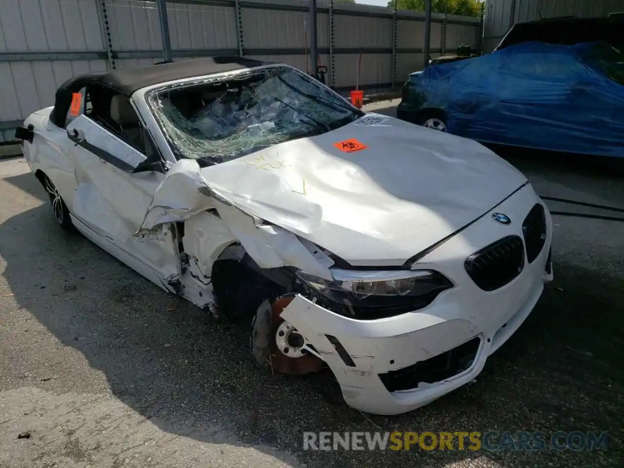 1 Photograph of a damaged car WBA2M7C07M7J15139 BMW 2 SERIES 2021