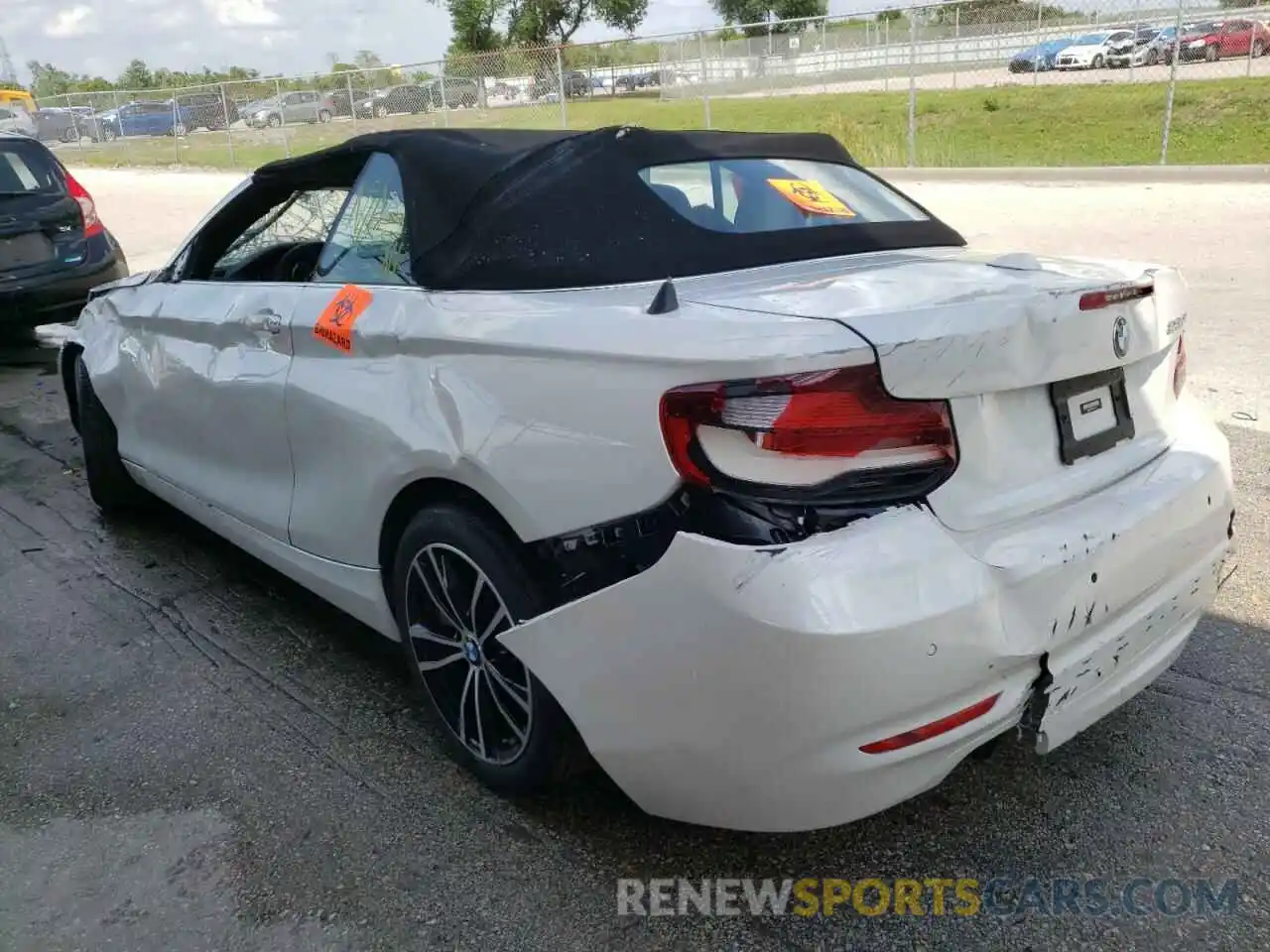 3 Photograph of a damaged car WBA2M7C07M7J15139 BMW 2 SERIES 2021