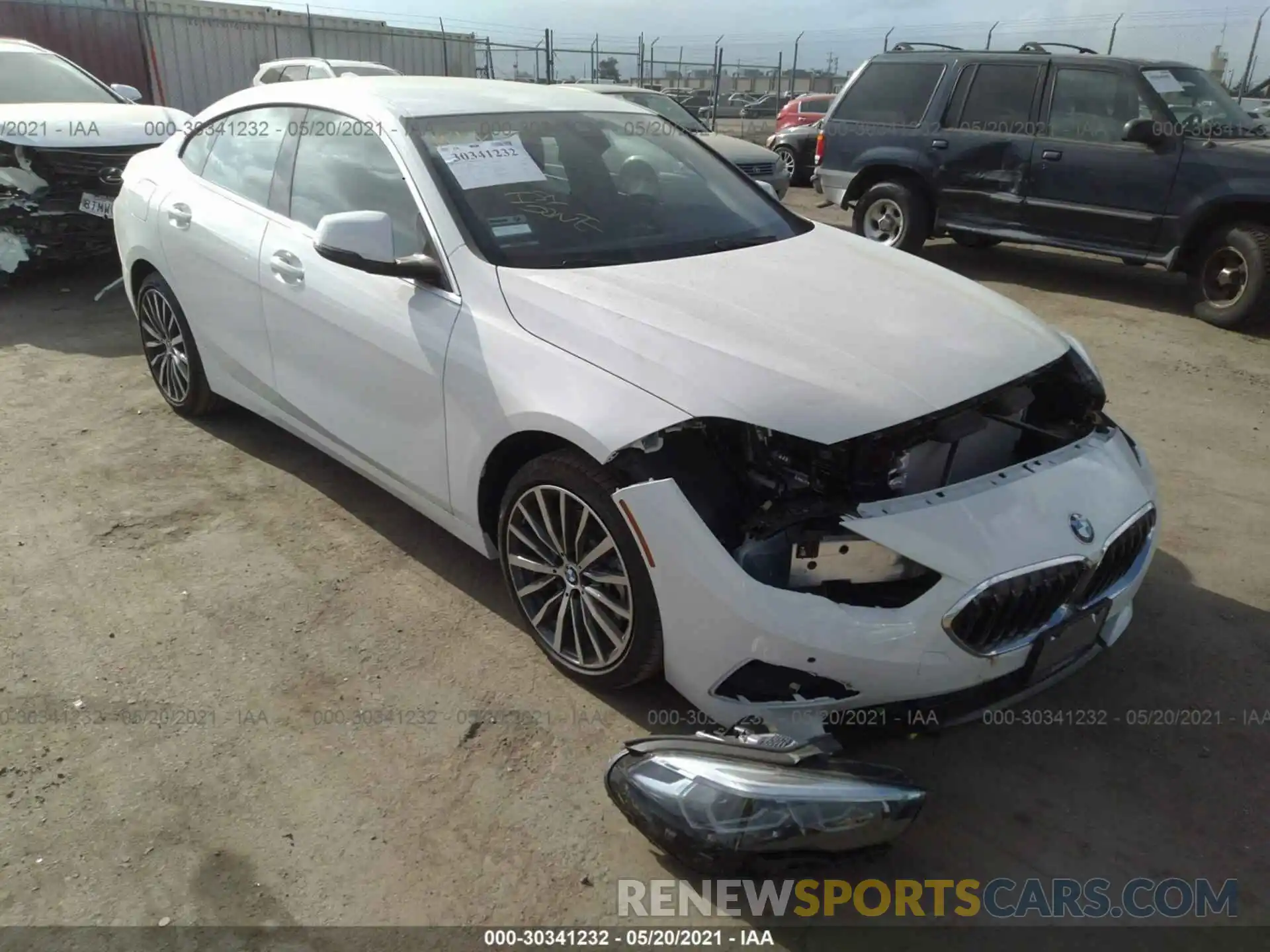 1 Photograph of a damaged car WBA53AK01M7H36524 BMW 2 SERIES 2021