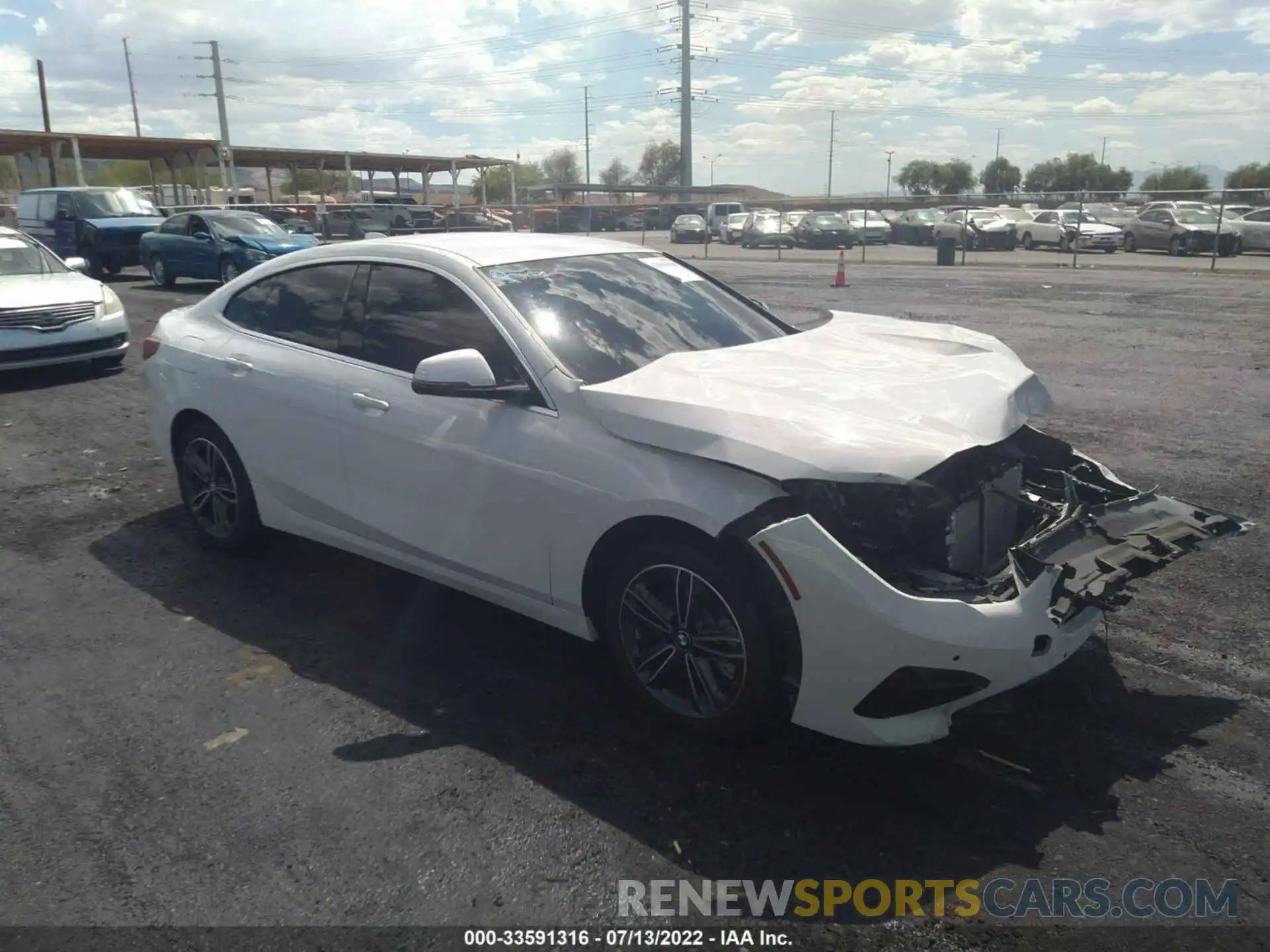 1 Photograph of a damaged car WBA53AK01M7H81706 BMW 2 SERIES 2021