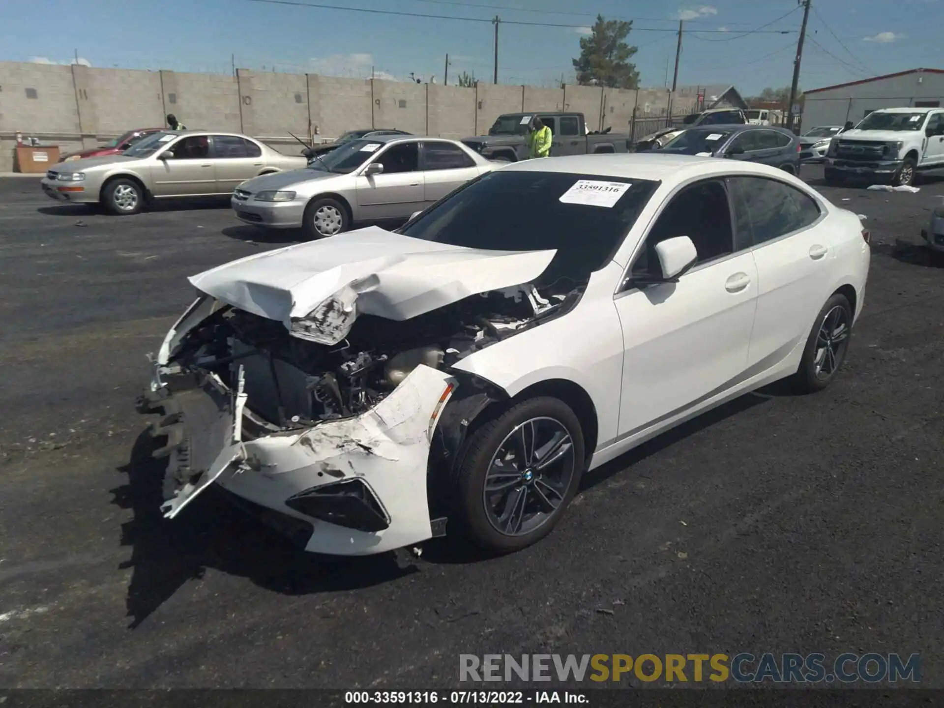 2 Photograph of a damaged car WBA53AK01M7H81706 BMW 2 SERIES 2021