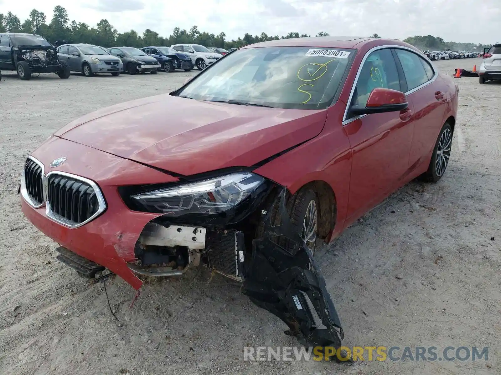 2 Photograph of a damaged car WBA53AK06M7J57624 BMW 2 SERIES 2021