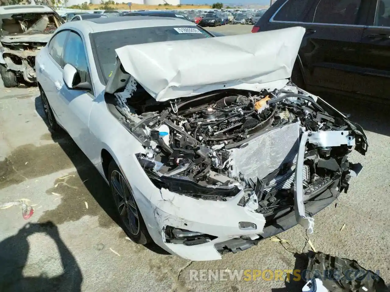 1 Photograph of a damaged car WBA53AK0XM7H32889 BMW 2 SERIES 2021