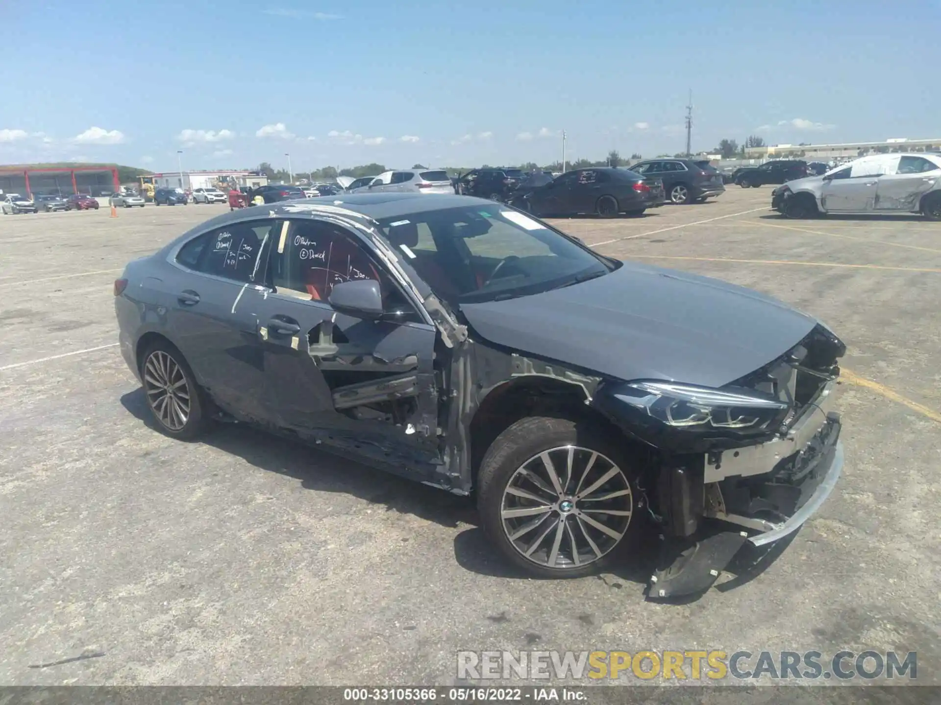 1 Photograph of a damaged car WBA53AK0XM7H97161 BMW 2 SERIES 2021