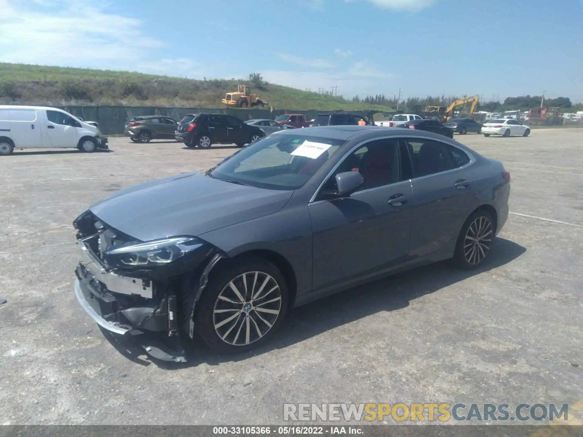 2 Photograph of a damaged car WBA53AK0XM7H97161 BMW 2 SERIES 2021