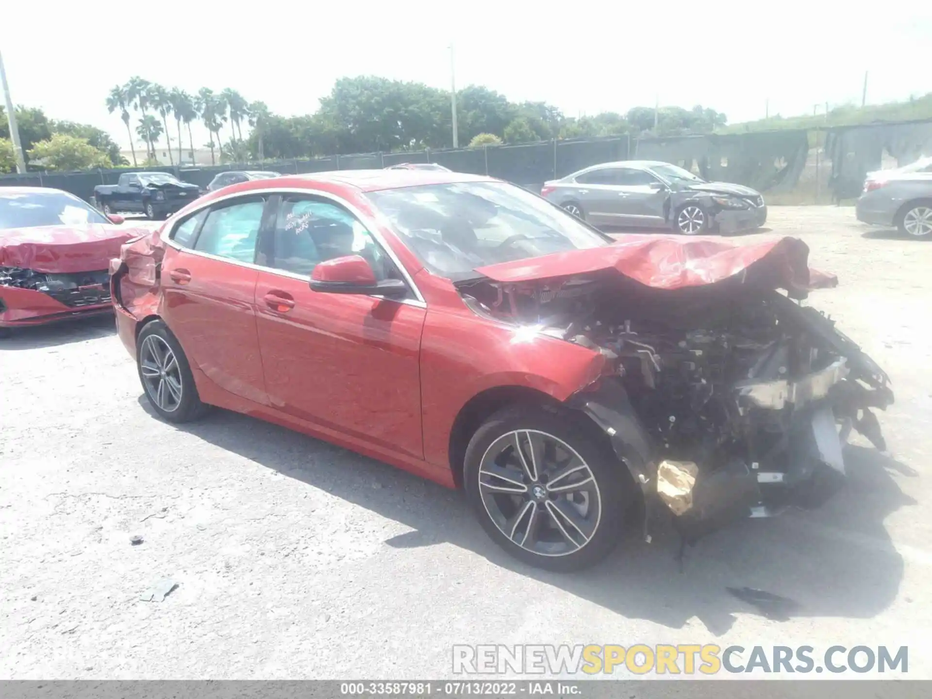 1 Photograph of a damaged car WBA53AK0XM7J35478 BMW 2 SERIES 2021