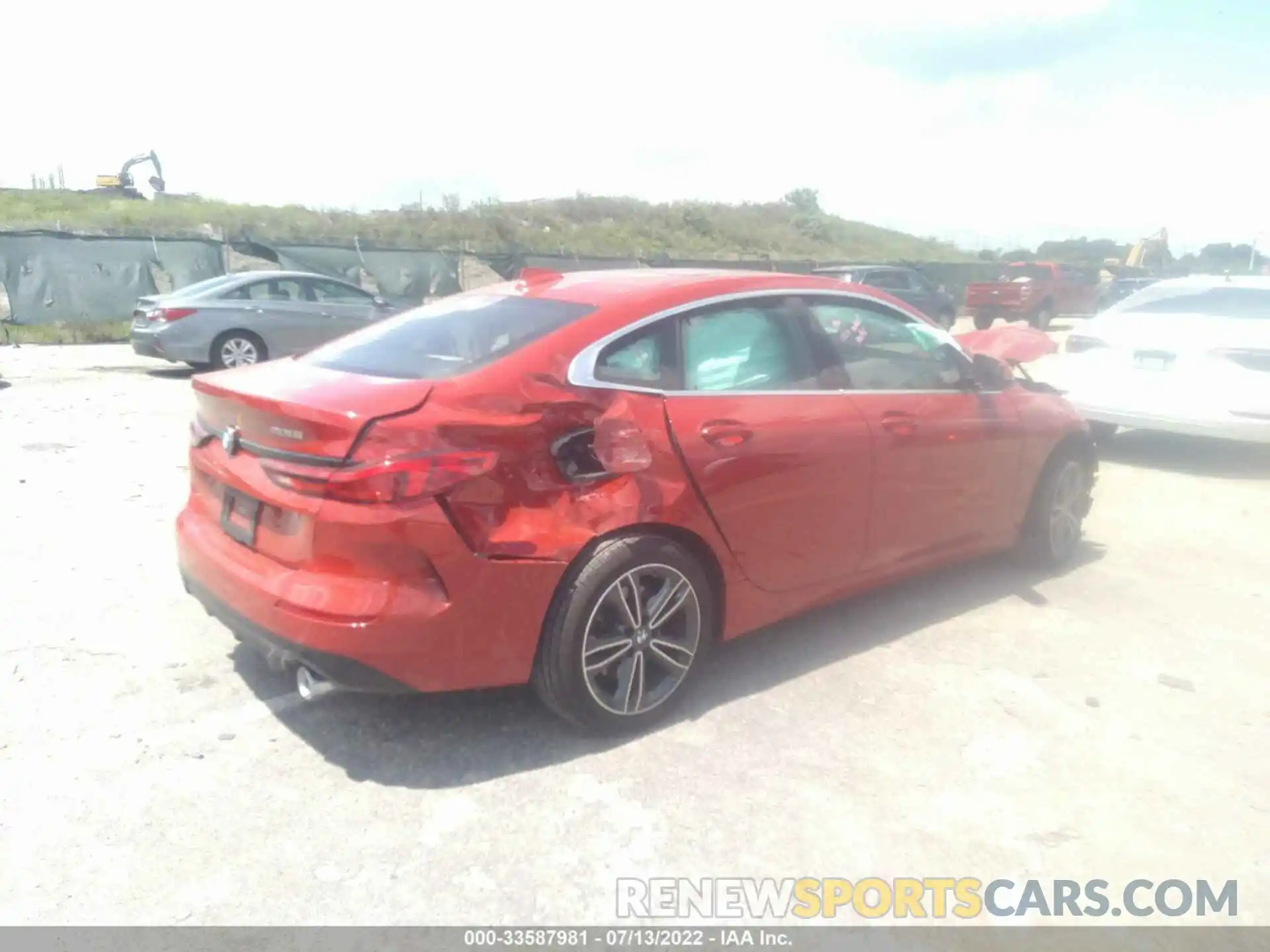 4 Photograph of a damaged car WBA53AK0XM7J35478 BMW 2 SERIES 2021