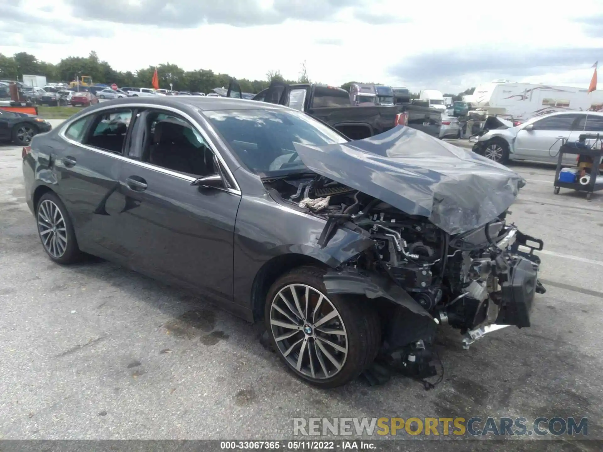 1 Photograph of a damaged car WBA53AK0XM7J50742 BMW 2 SERIES 2021