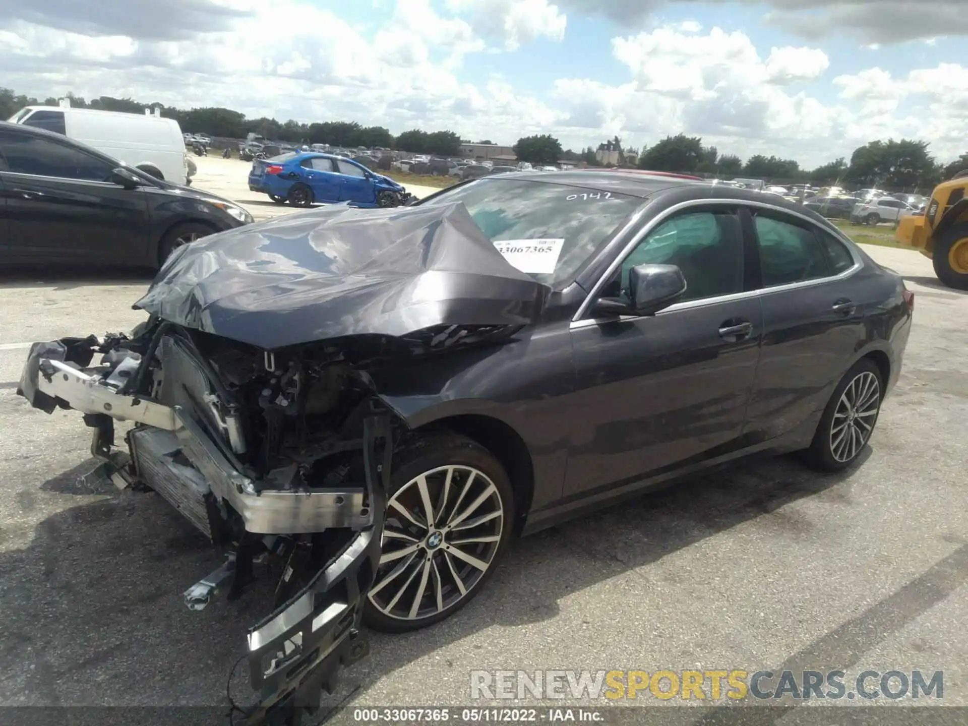 2 Photograph of a damaged car WBA53AK0XM7J50742 BMW 2 SERIES 2021