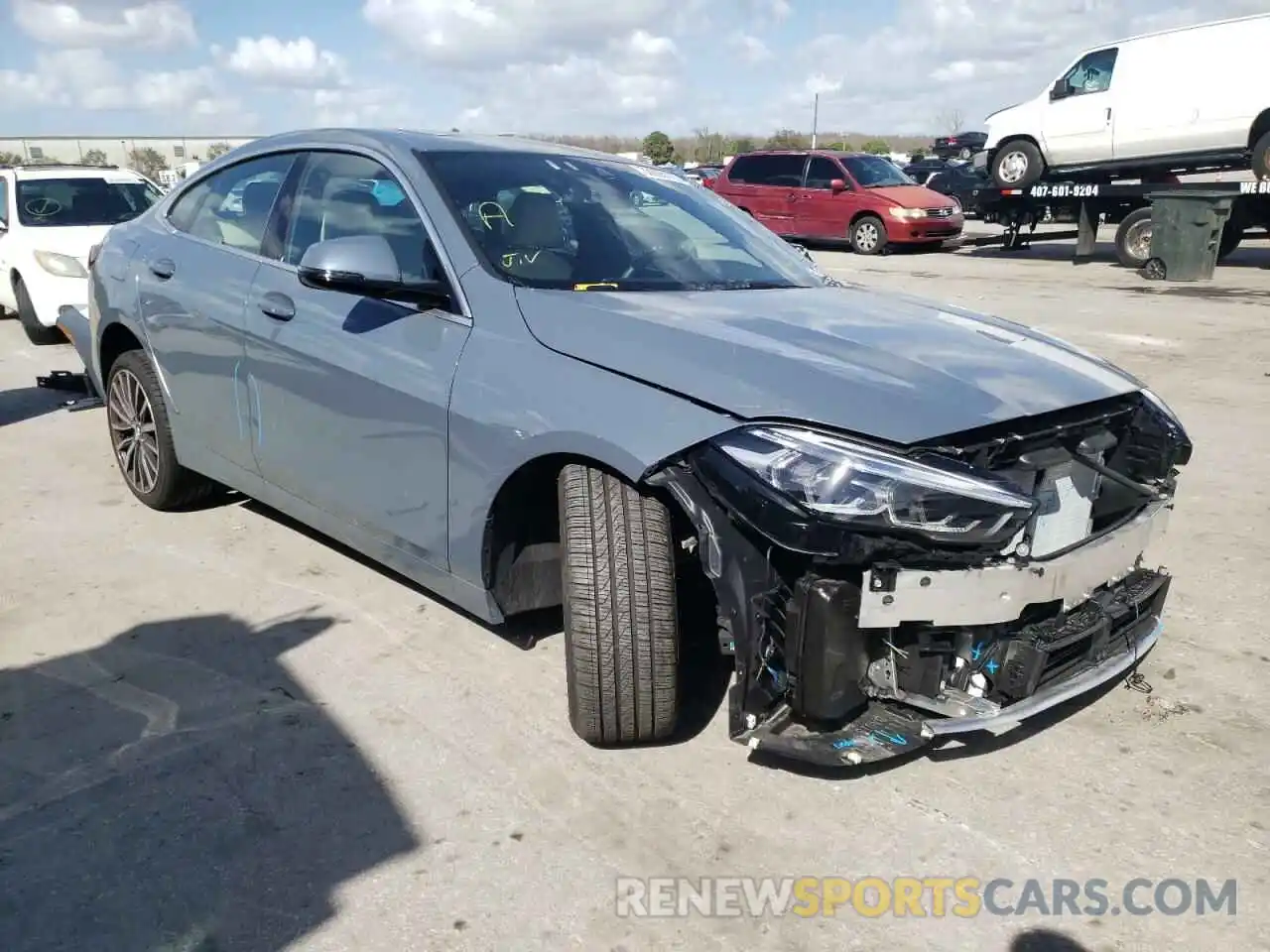 1 Photograph of a damaged car WBA53AK0XM7J60249 BMW 2 SERIES 2021