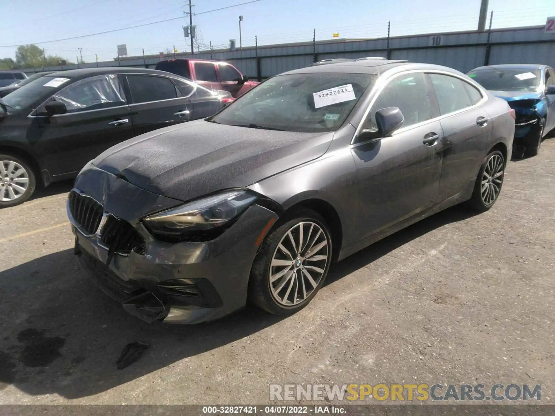 2 Photograph of a damaged car WBA73AK00M7G31417 BMW 2 SERIES 2021