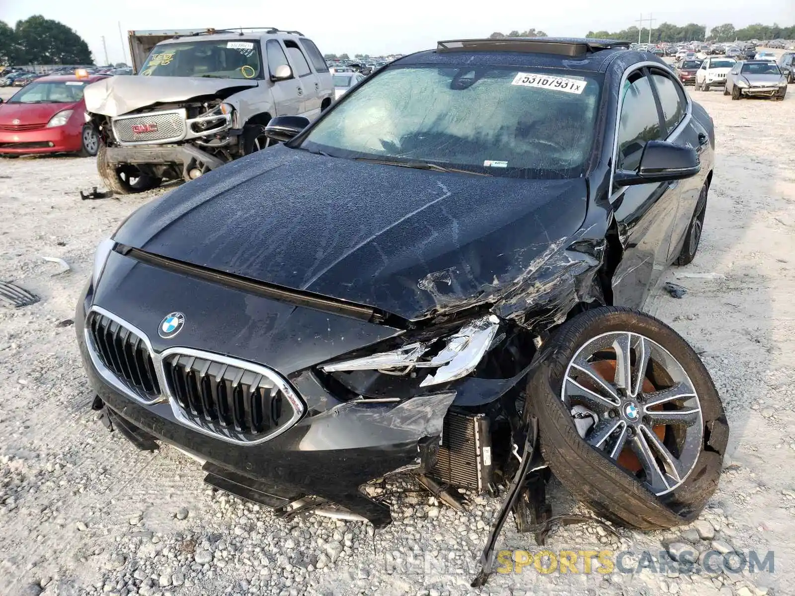 2 Photograph of a damaged car WBA73AK00M7G39694 BMW 2 SERIES 2021