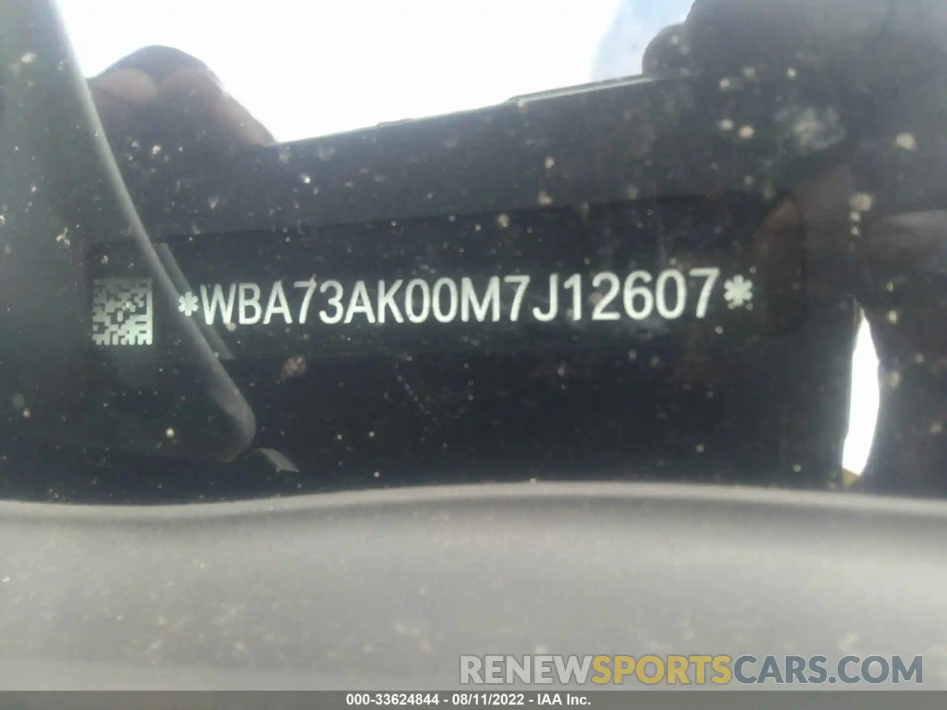 9 Фотография поврежденного автомобиля WBA73AK00M7J12607 BMW 2 SERIES 2021