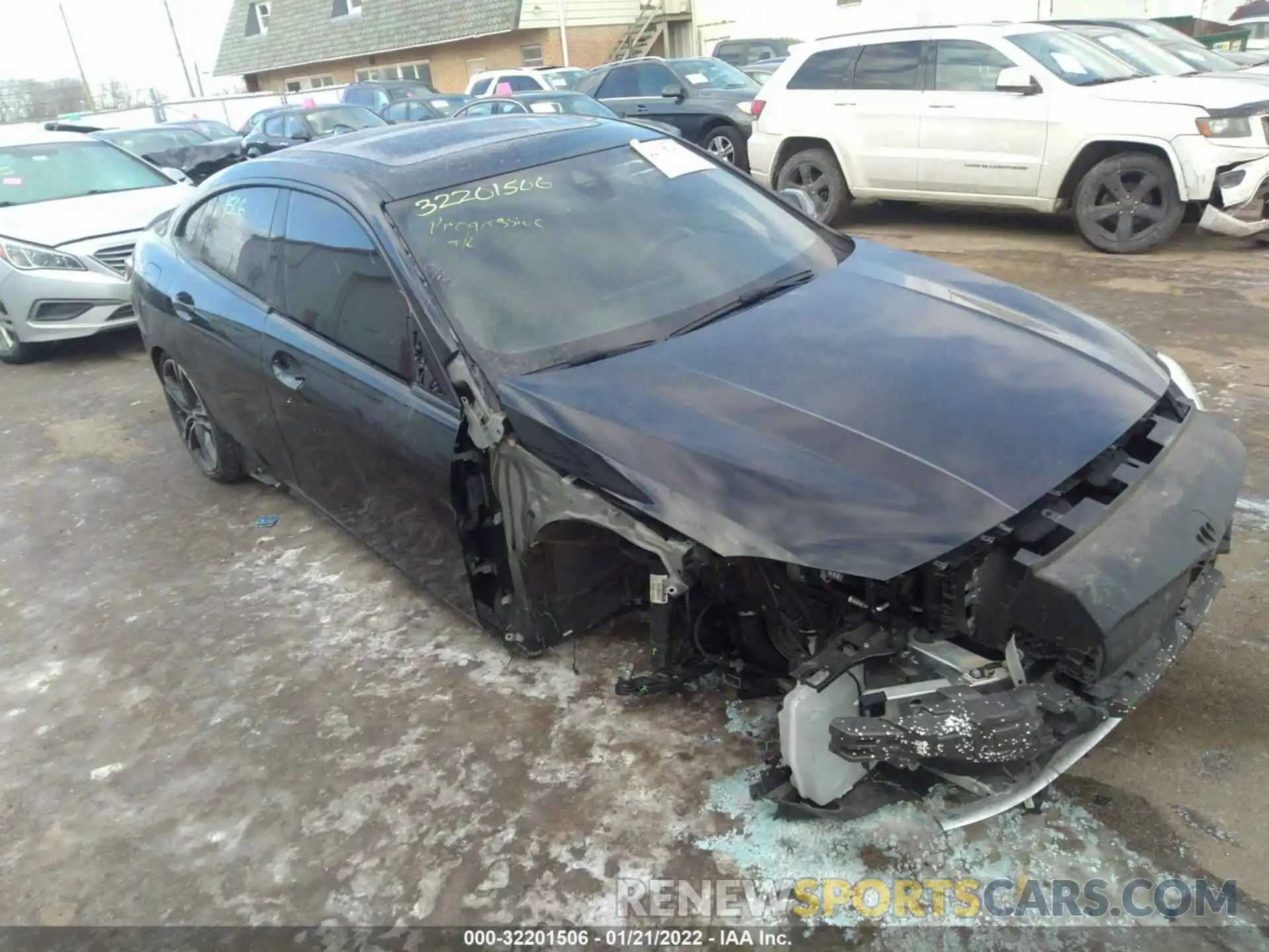 1 Photograph of a damaged car WBA73AK01M7G56147 BMW 2 SERIES 2021