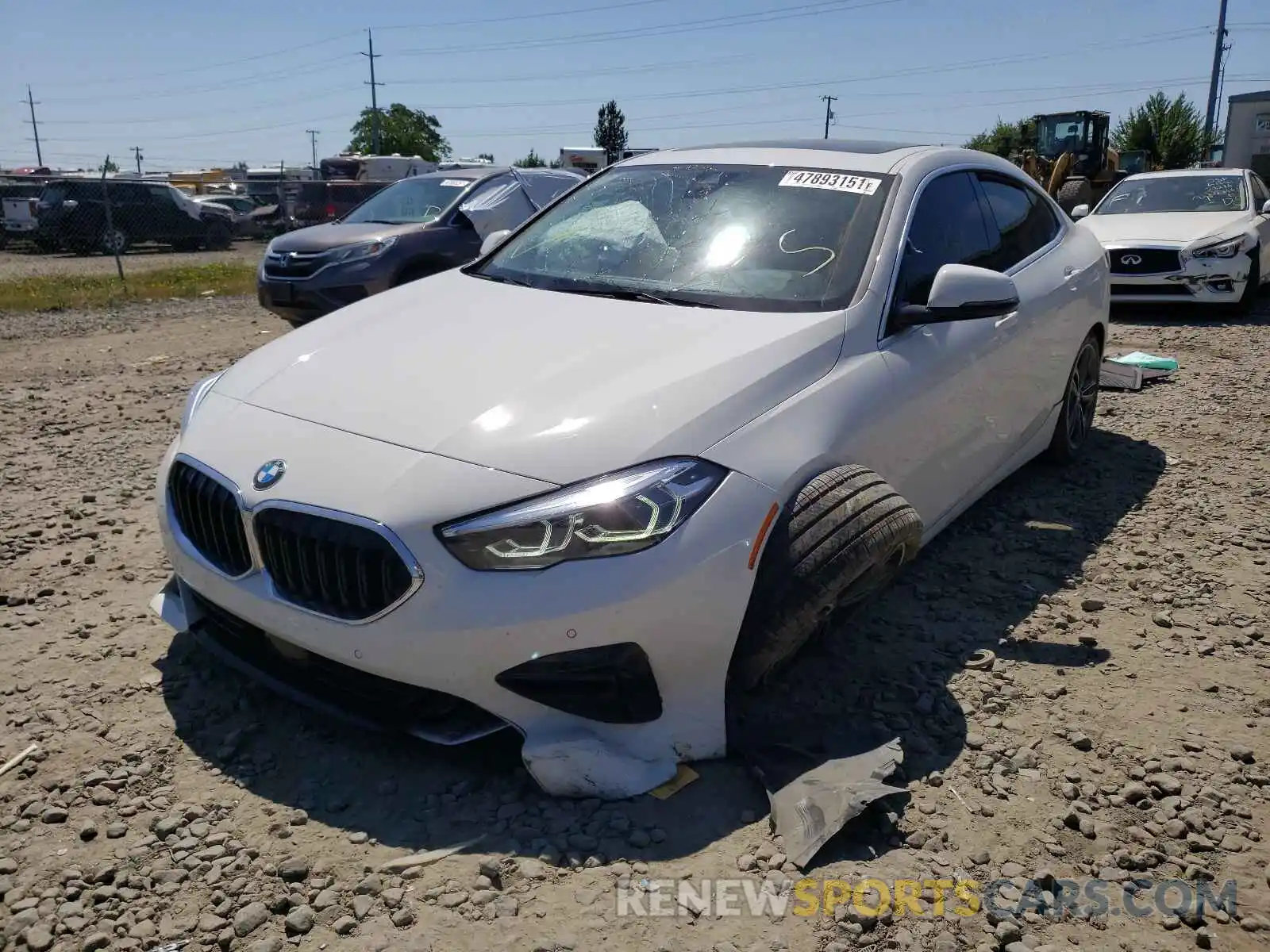 2 Photograph of a damaged car WBA73AK01M7H20946 BMW 2 SERIES 2021