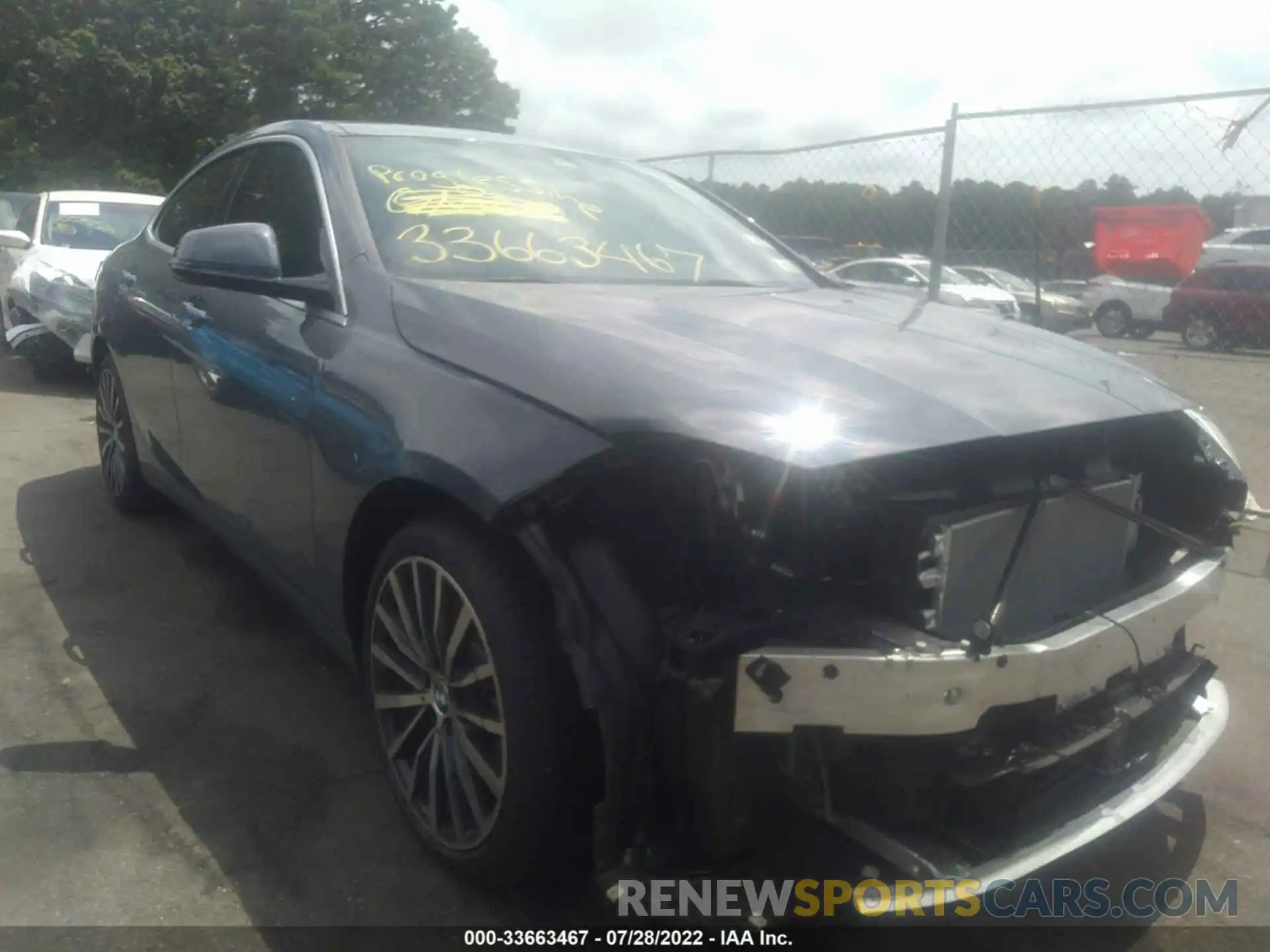 1 Photograph of a damaged car WBA73AK01M7J24085 BMW 2 SERIES 2021