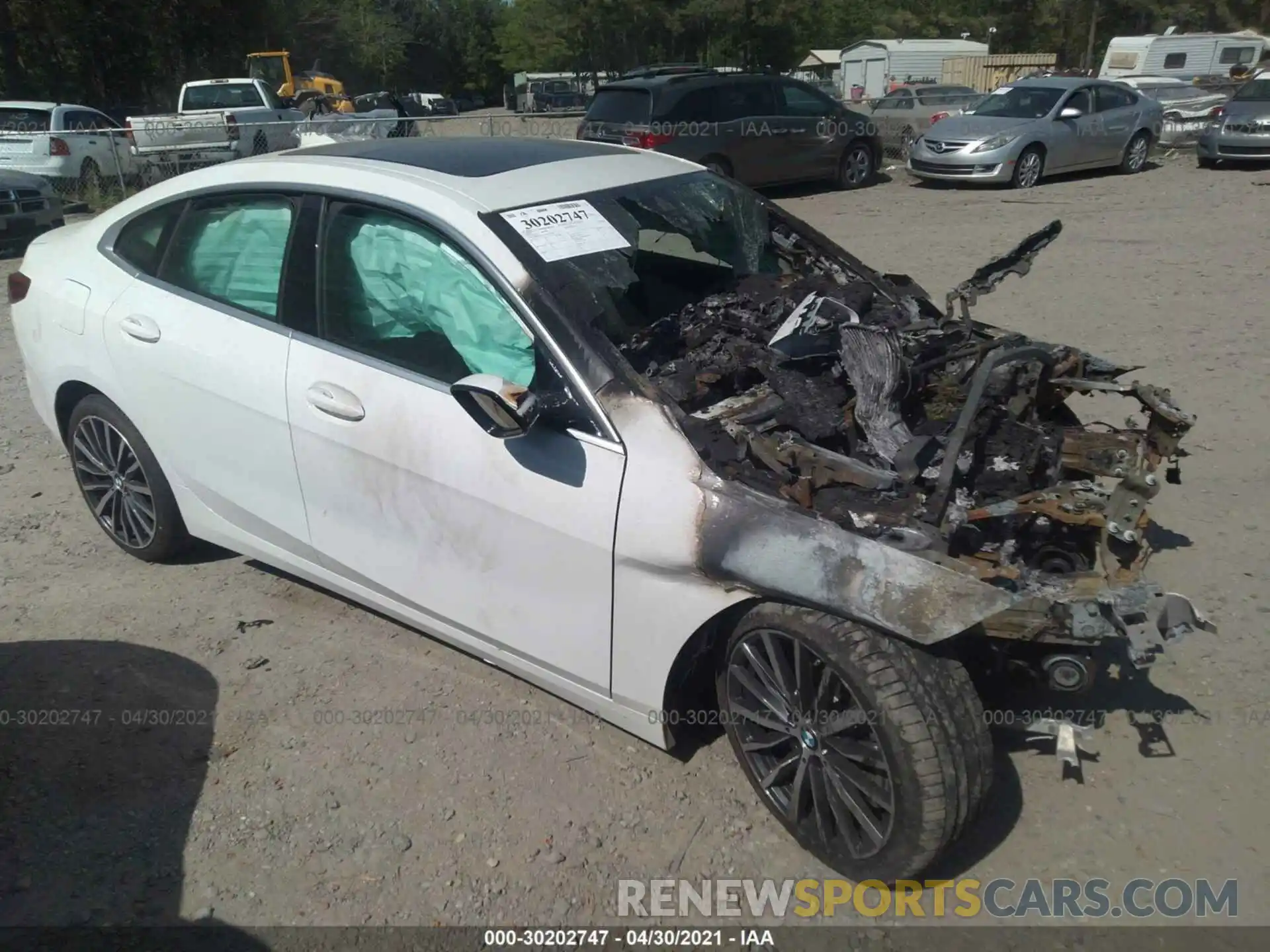 1 Photograph of a damaged car WBA73AK02M7G61549 BMW 2 SERIES 2021