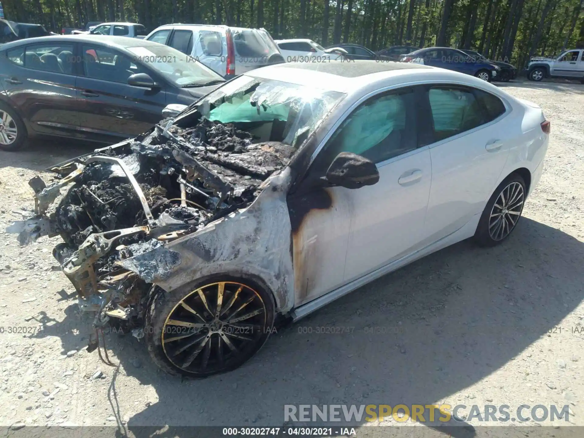 2 Фотография поврежденного автомобиля WBA73AK02M7G61549 BMW 2 SERIES 2021