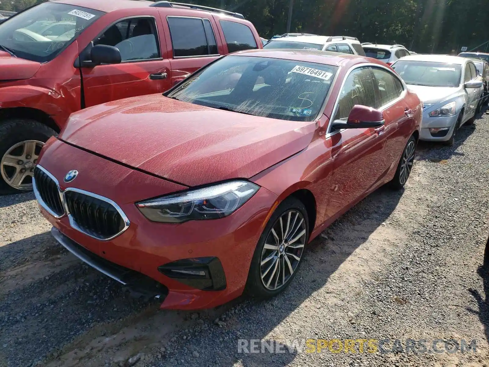 2 Photograph of a damaged car WBA73AK02M7H41711 BMW 2 SERIES 2021