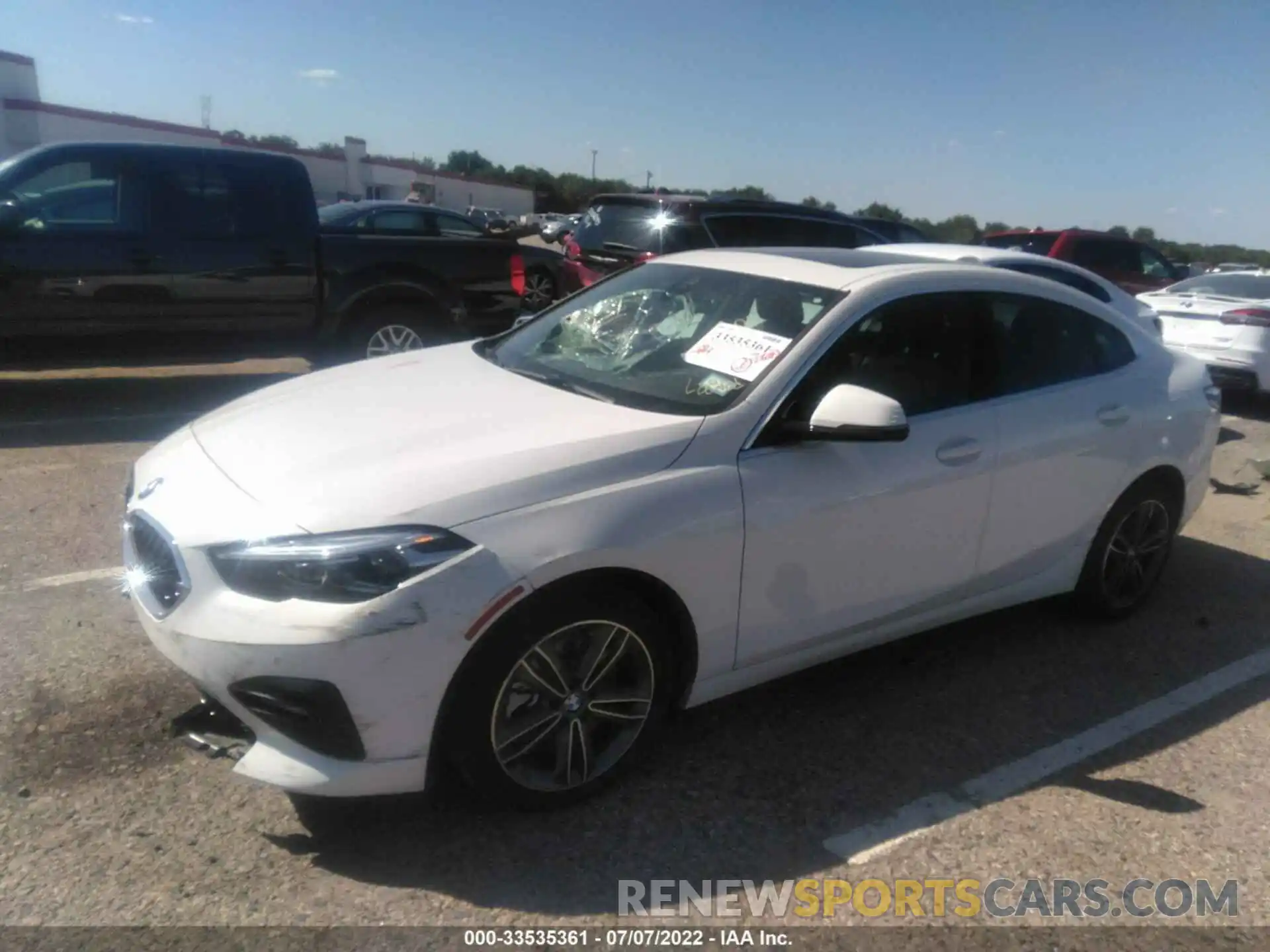 2 Photograph of a damaged car WBA73AK02M7H54295 BMW 2 SERIES 2021