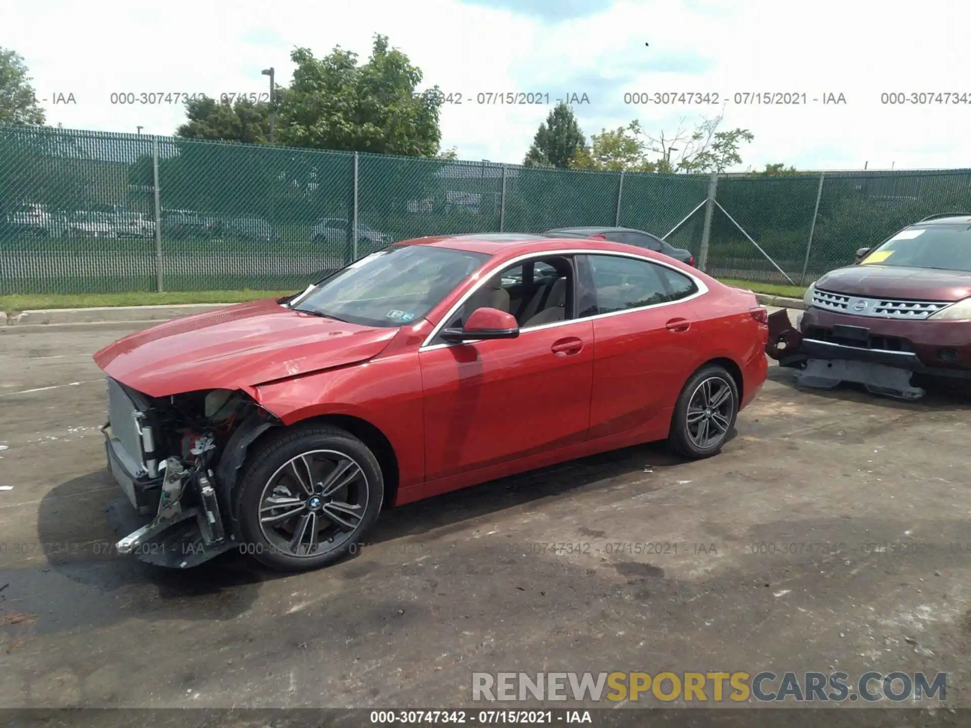 2 Photograph of a damaged car WBA73AK03M7H02920 BMW 2 SERIES 2021