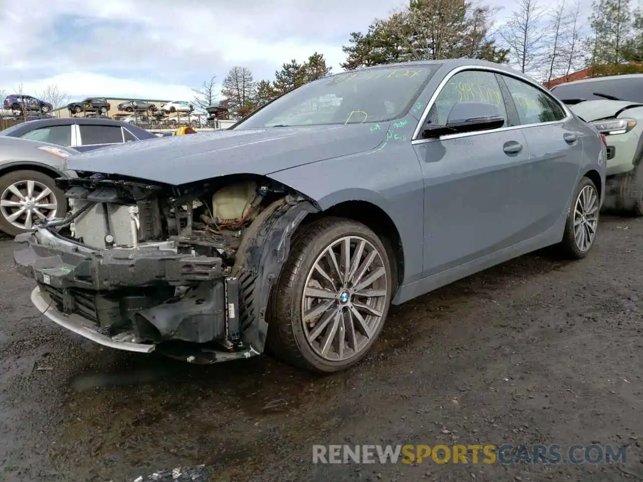 2 Photograph of a damaged car WBA73AK03M7H19765 BMW 2 SERIES 2021