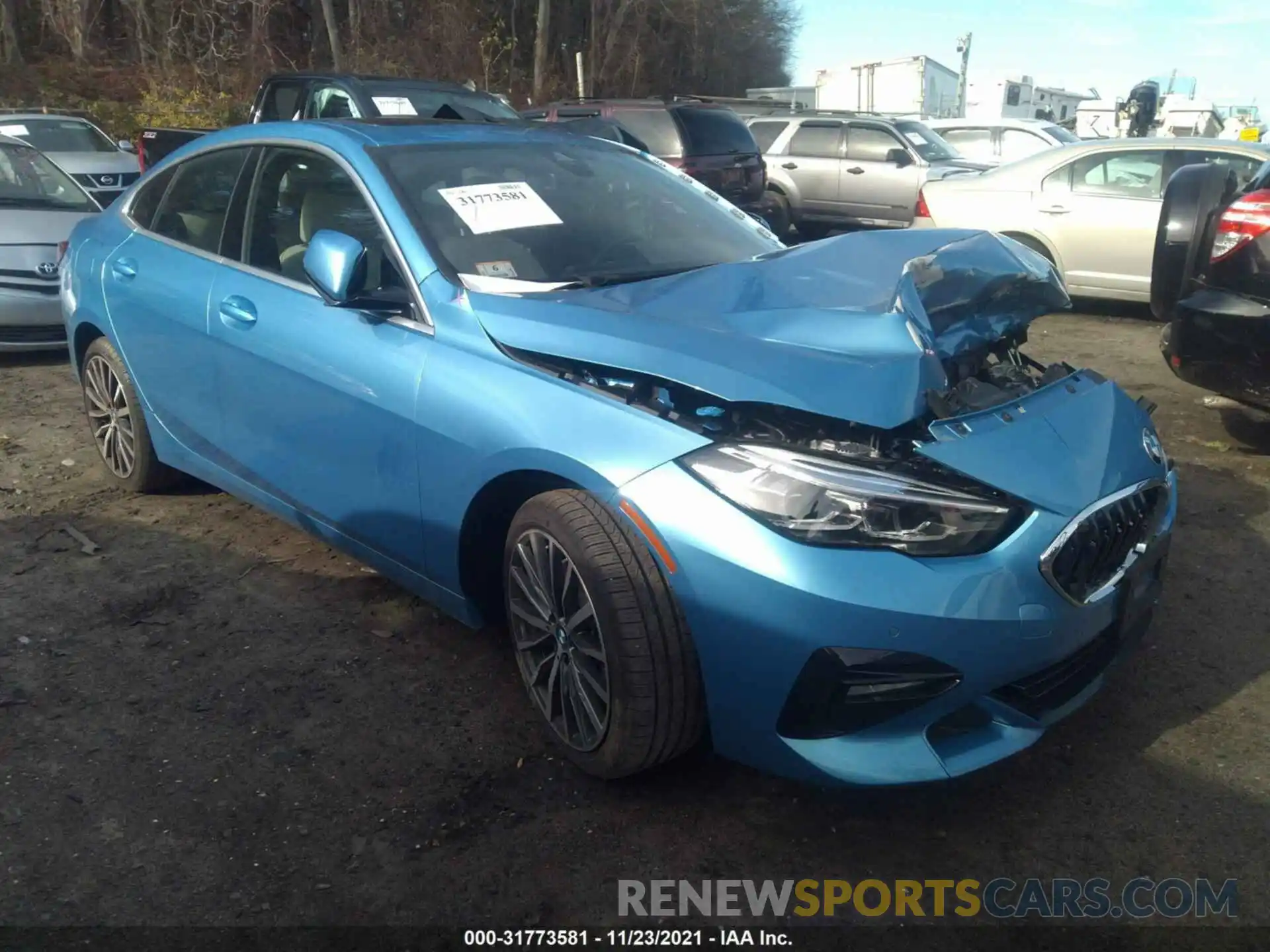 1 Photograph of a damaged car WBA73AK03M7J31023 BMW 2 SERIES 2021