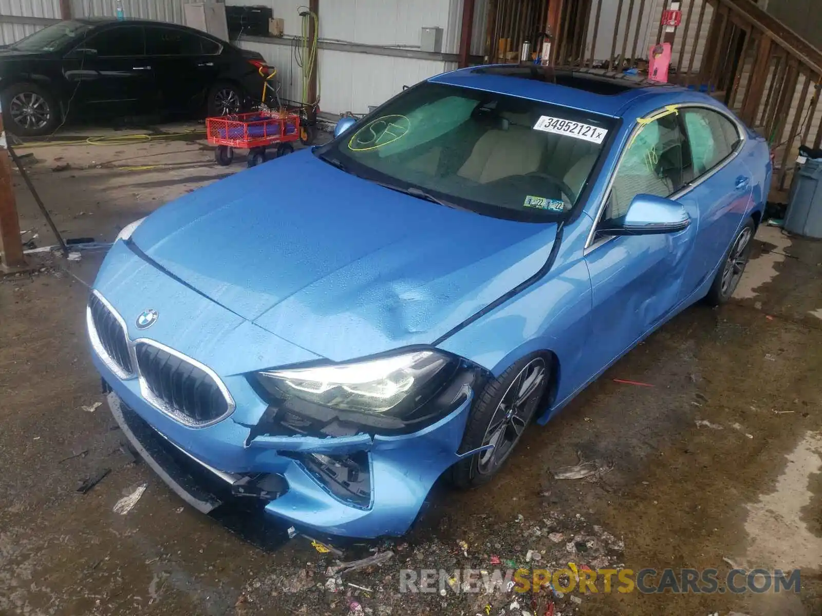 2 Фотография поврежденного автомобиля WBA73AK04M7H42083 BMW 2 SERIES 2021