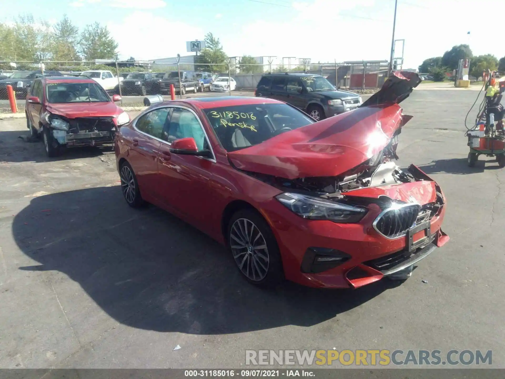 1 Photograph of a damaged car WBA73AK04M7H42150 BMW 2 SERIES 2021