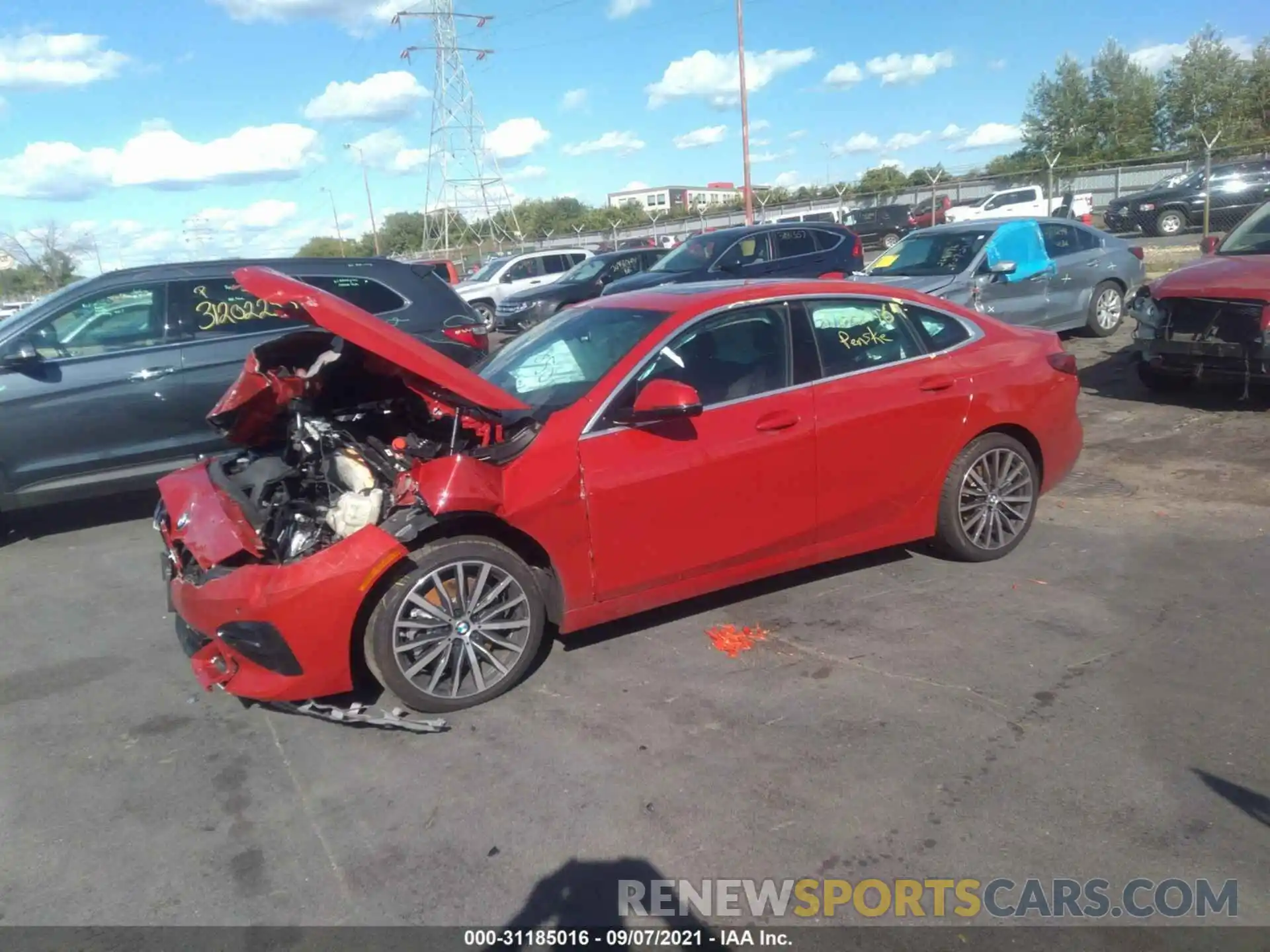 2 Photograph of a damaged car WBA73AK04M7H42150 BMW 2 SERIES 2021