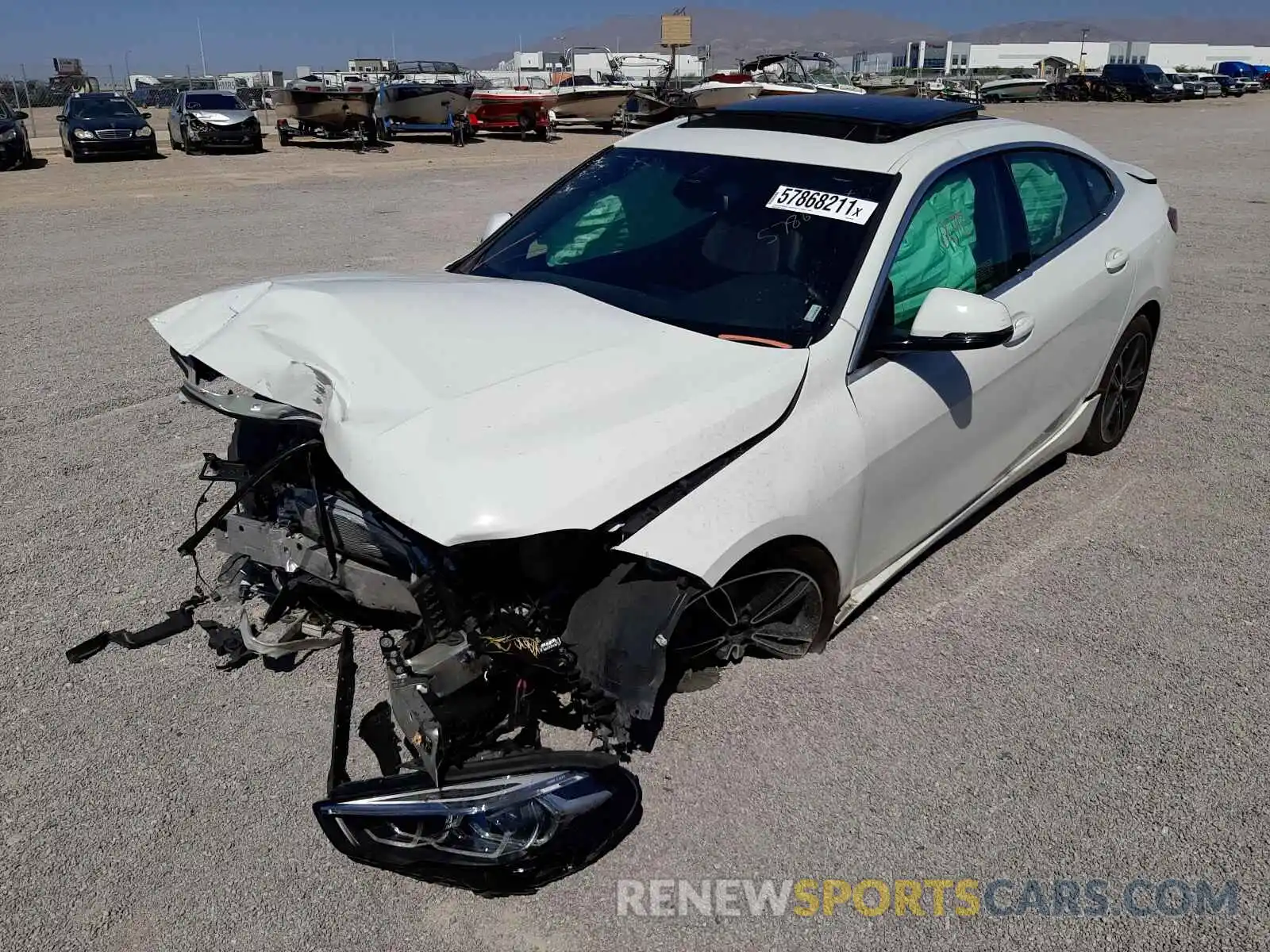 2 Photograph of a damaged car WBA73AK04M7H47655 BMW 2 SERIES 2021