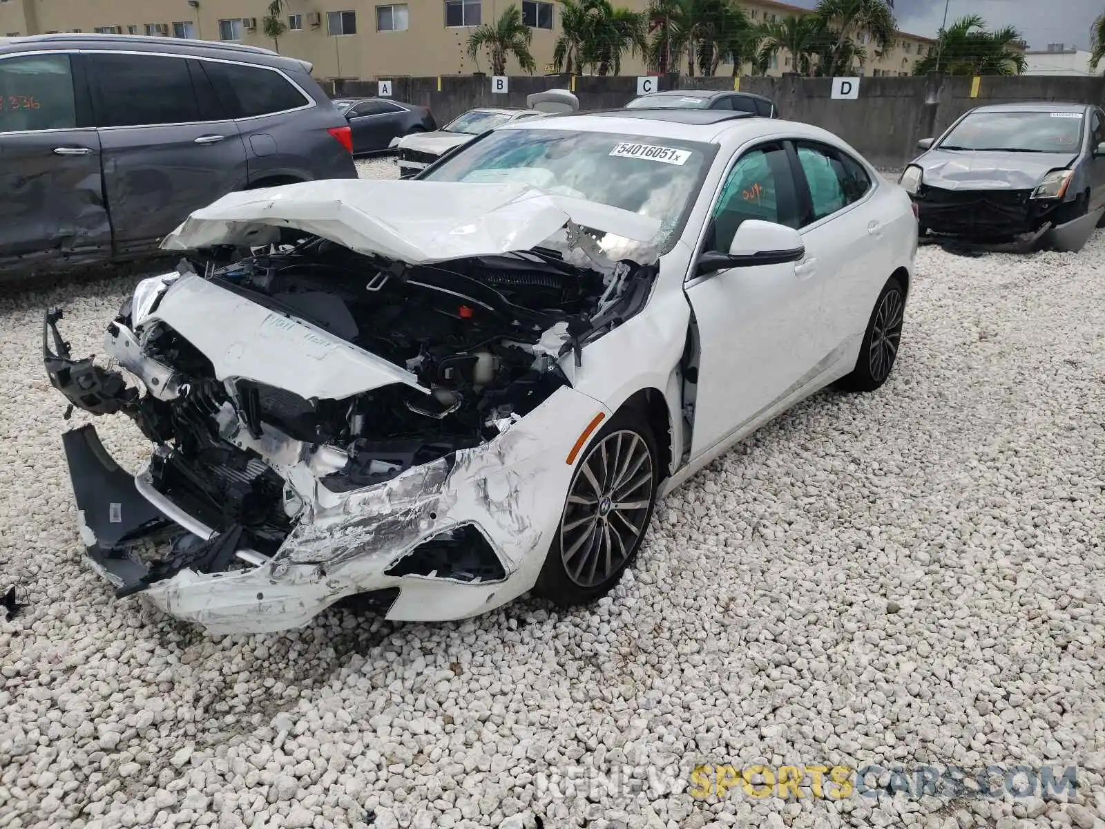 2 Photograph of a damaged car WBA73AK05M7G82220 BMW 2 SERIES 2021