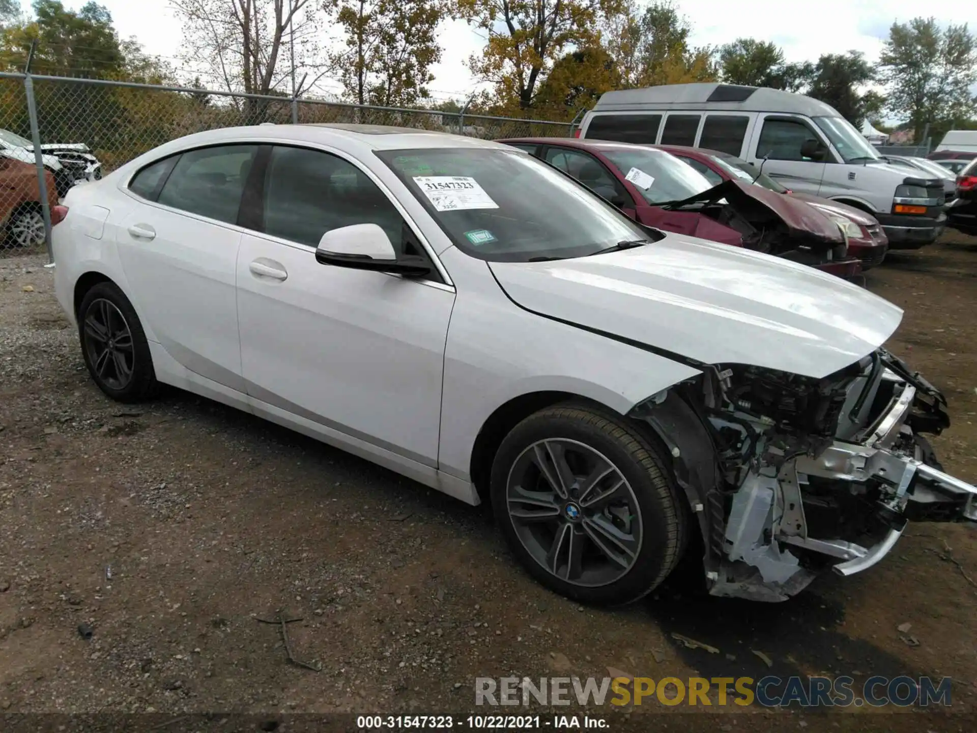 1 Photograph of a damaged car WBA73AK05M7G98689 BMW 2 SERIES 2021