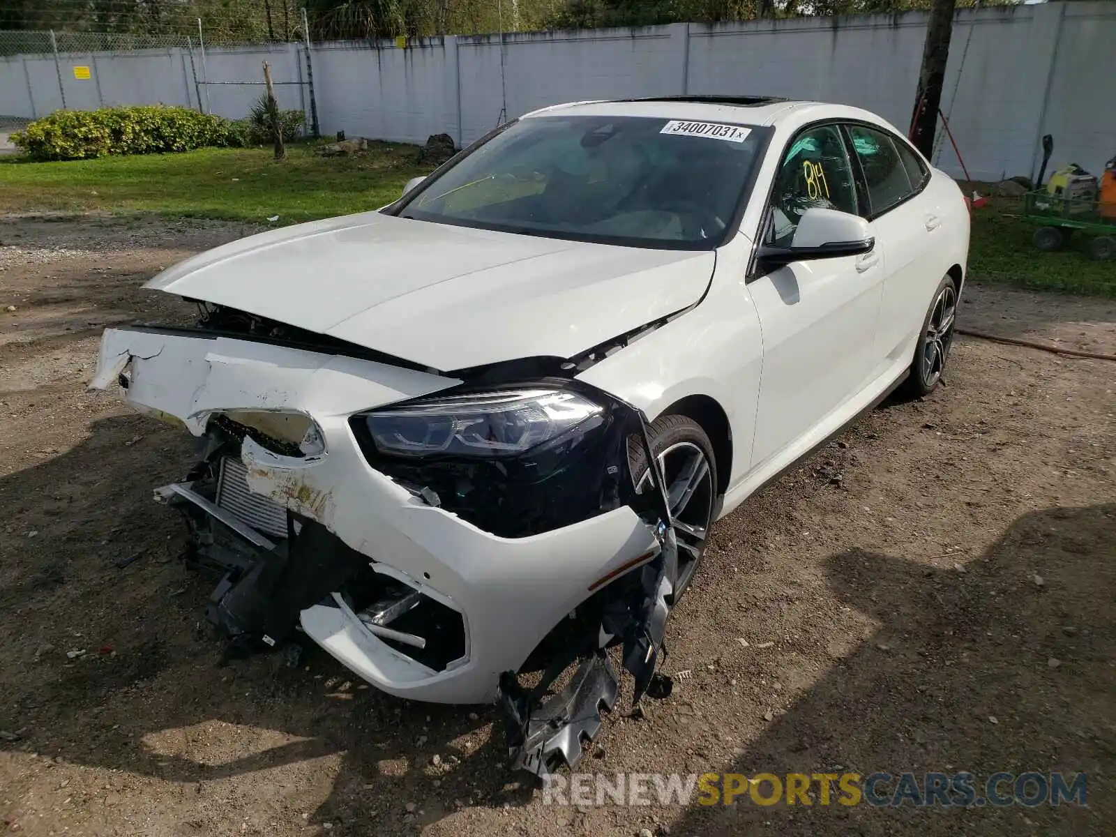 2 Photograph of a damaged car WBA73AK05M7H18181 BMW 2 SERIES 2021