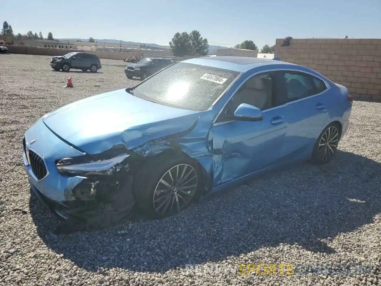 1 Photograph of a damaged car WBA73AK05M7H19010 BMW 2 SERIES 2021