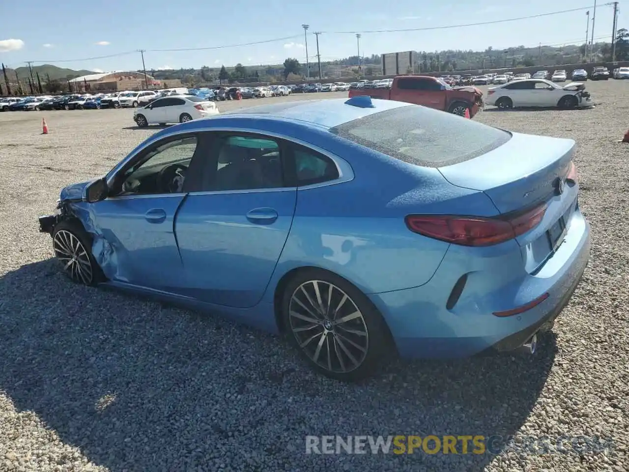 2 Photograph of a damaged car WBA73AK05M7H19010 BMW 2 SERIES 2021