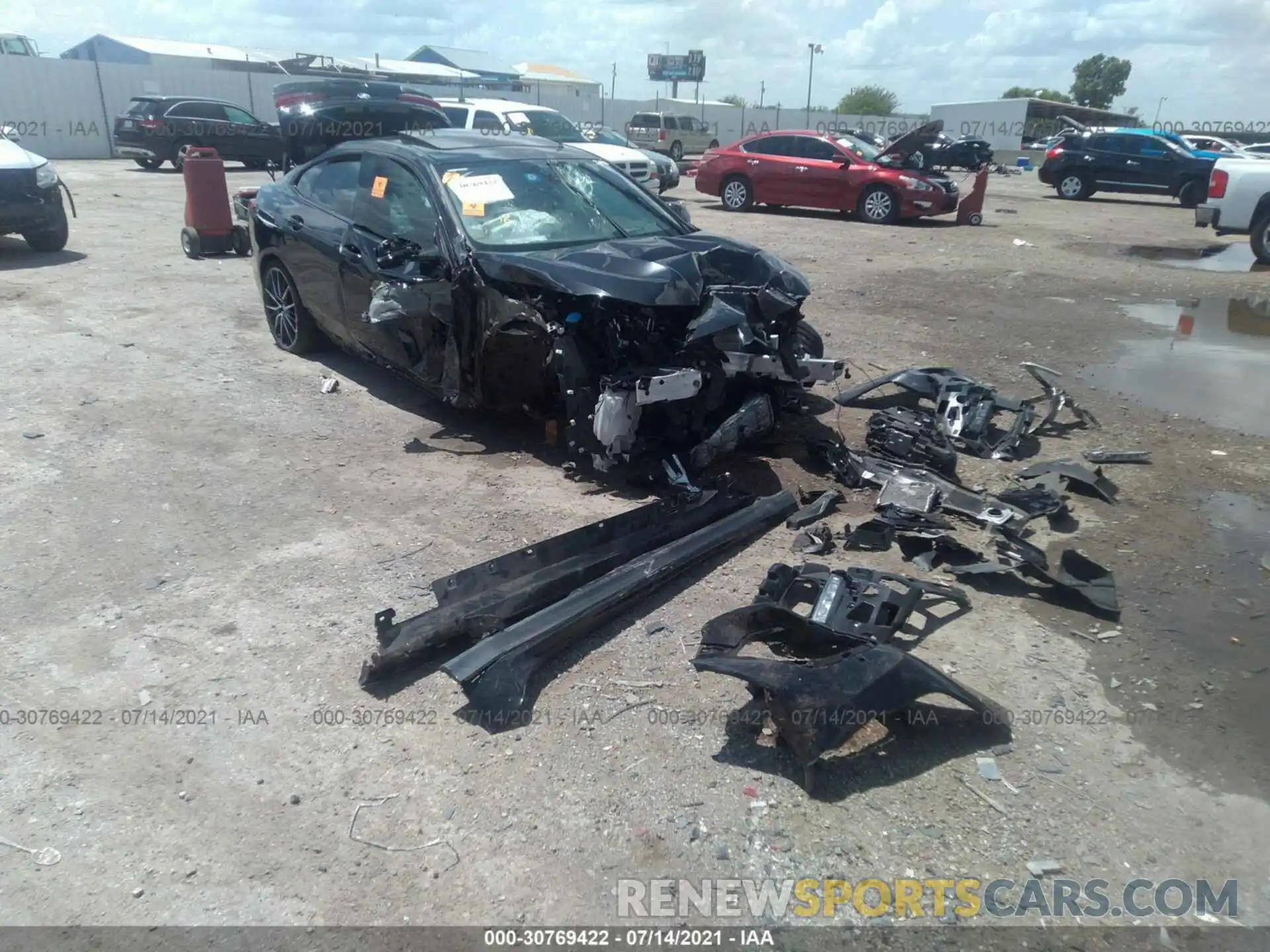 1 Photograph of a damaged car WBA73AK06M7G72490 BMW 2 SERIES 2021