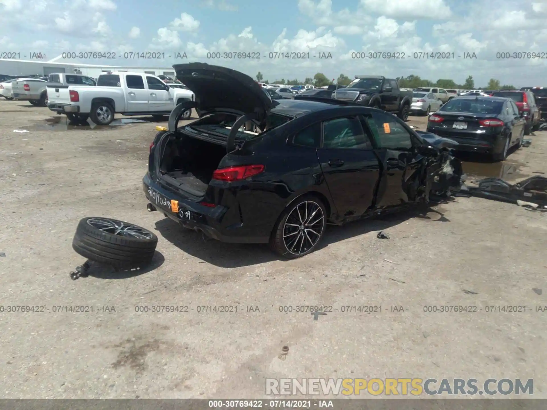 4 Photograph of a damaged car WBA73AK06M7G72490 BMW 2 SERIES 2021