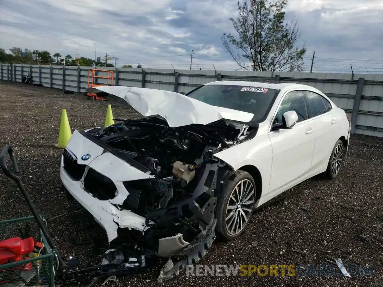 2 Photograph of a damaged car WBA73AK06M7G73347 BMW 2 SERIES 2021