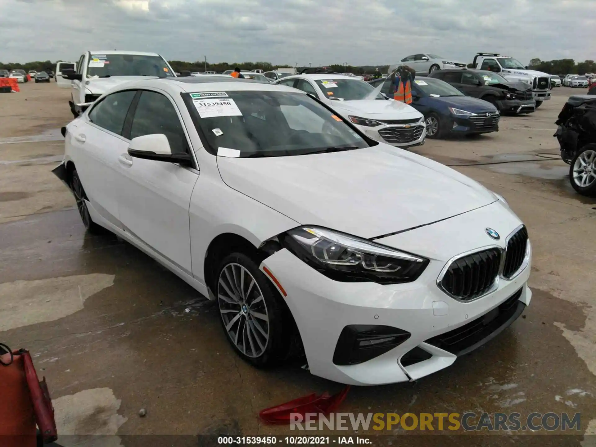 1 Photograph of a damaged car WBA73AK06M7H55353 BMW 2 SERIES 2021