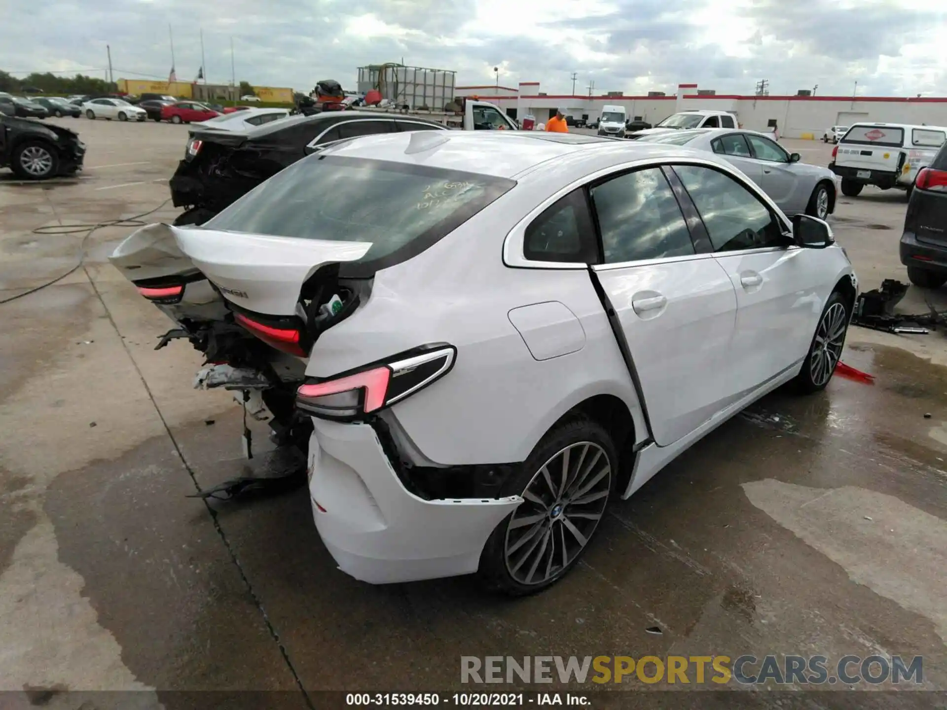 4 Photograph of a damaged car WBA73AK06M7H55353 BMW 2 SERIES 2021