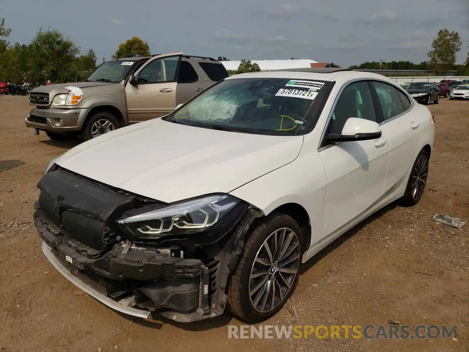 2 Photograph of a damaged car WBA73AK06M7H61069 BMW 2 SERIES 2021